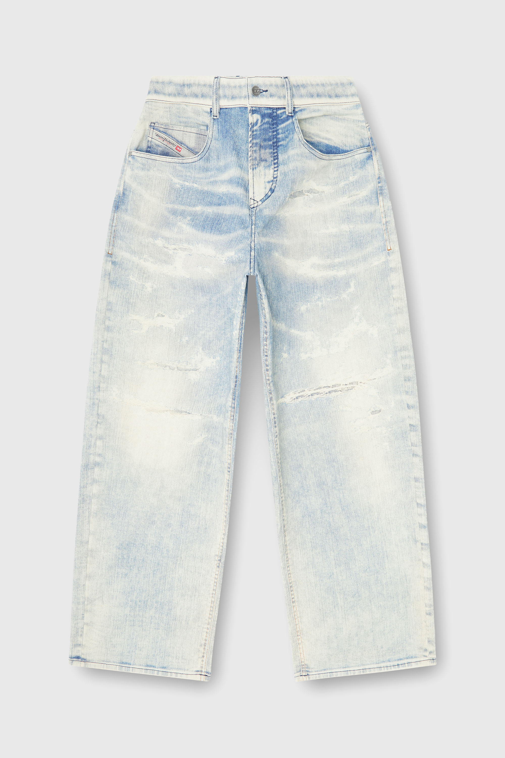 Diesel - Relaxed 2097 D-Enim-M Joggjeans&reg; 068XM Unisex, Blu Chiaro - Image 2