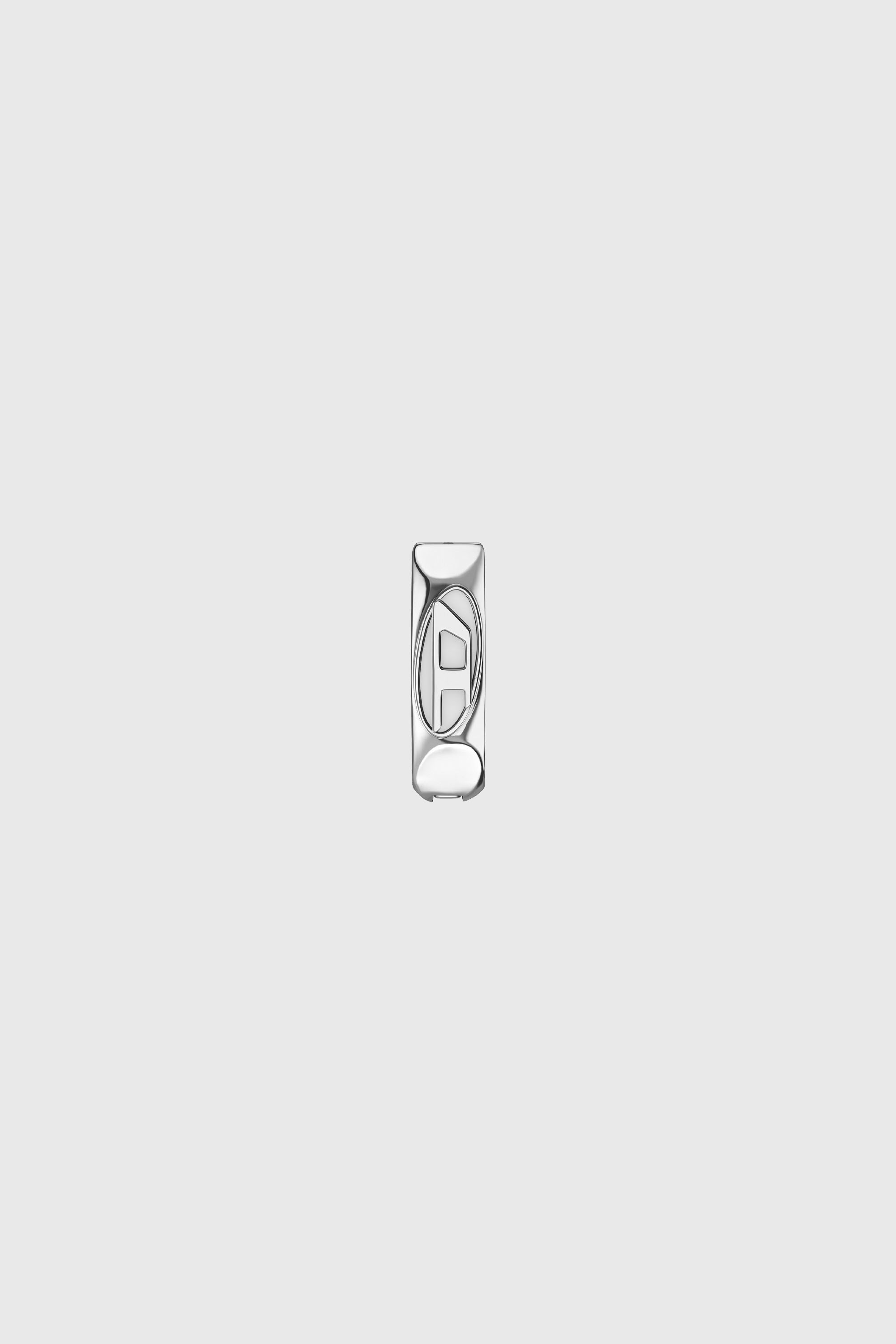 Diesel - DX1692040 JEWELLERY, Orecchino singolo a cerchio in acciaio inox Unisex in Argento - 1