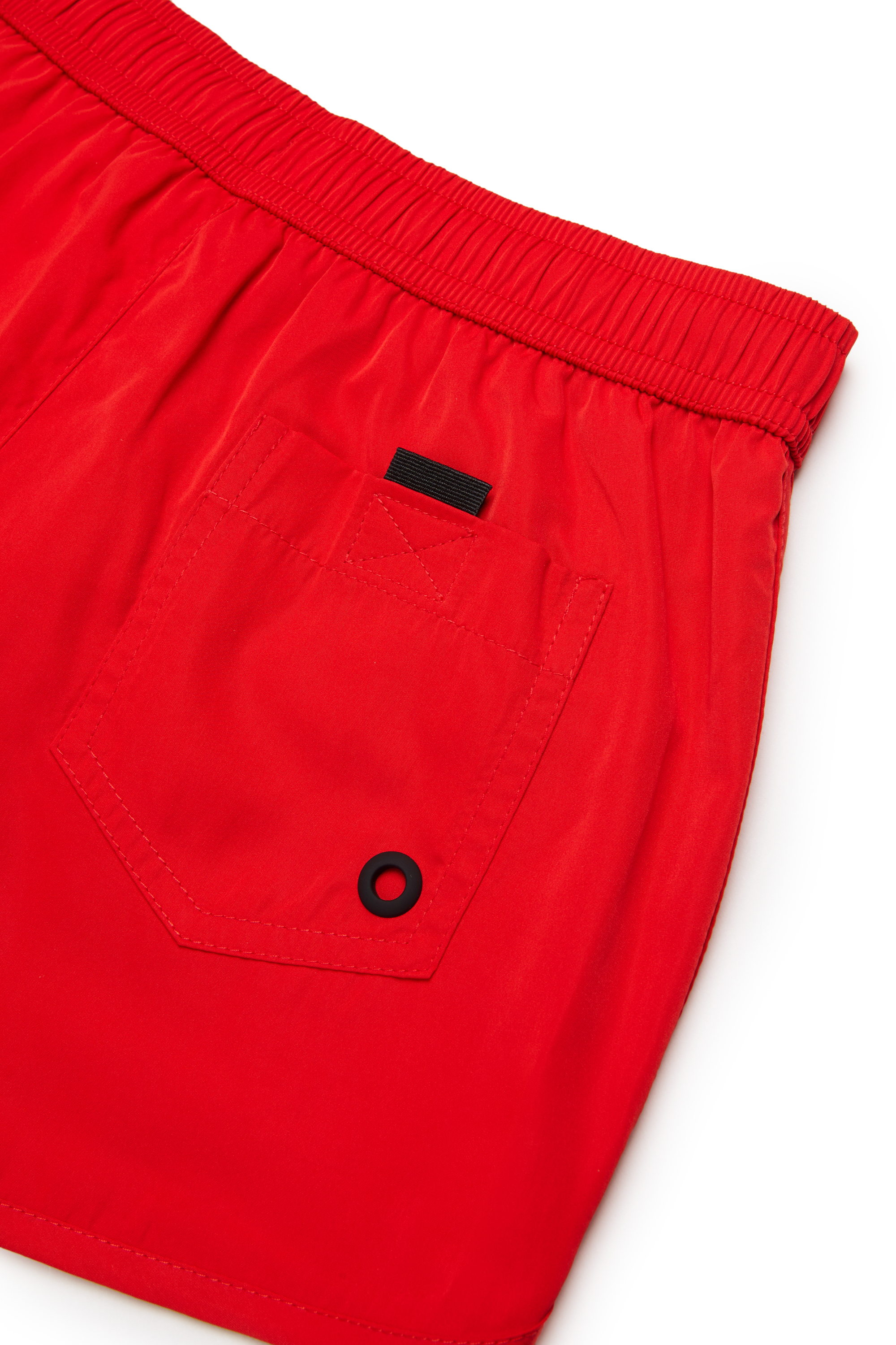 Diesel - MIARD, Pantaloncini da bagno con D a contrasto Uomo in Rosso - 4