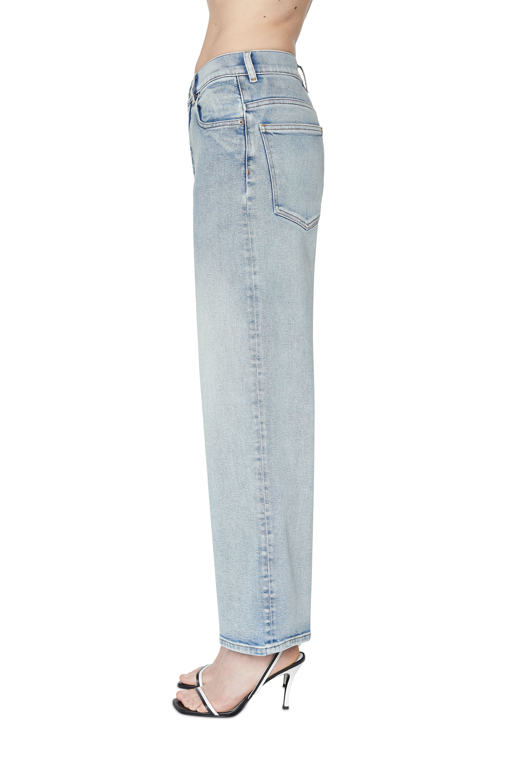 Diesel - 2000 09C08 Bootcut and Flare Jeans, Blu Chiaro - Image 3