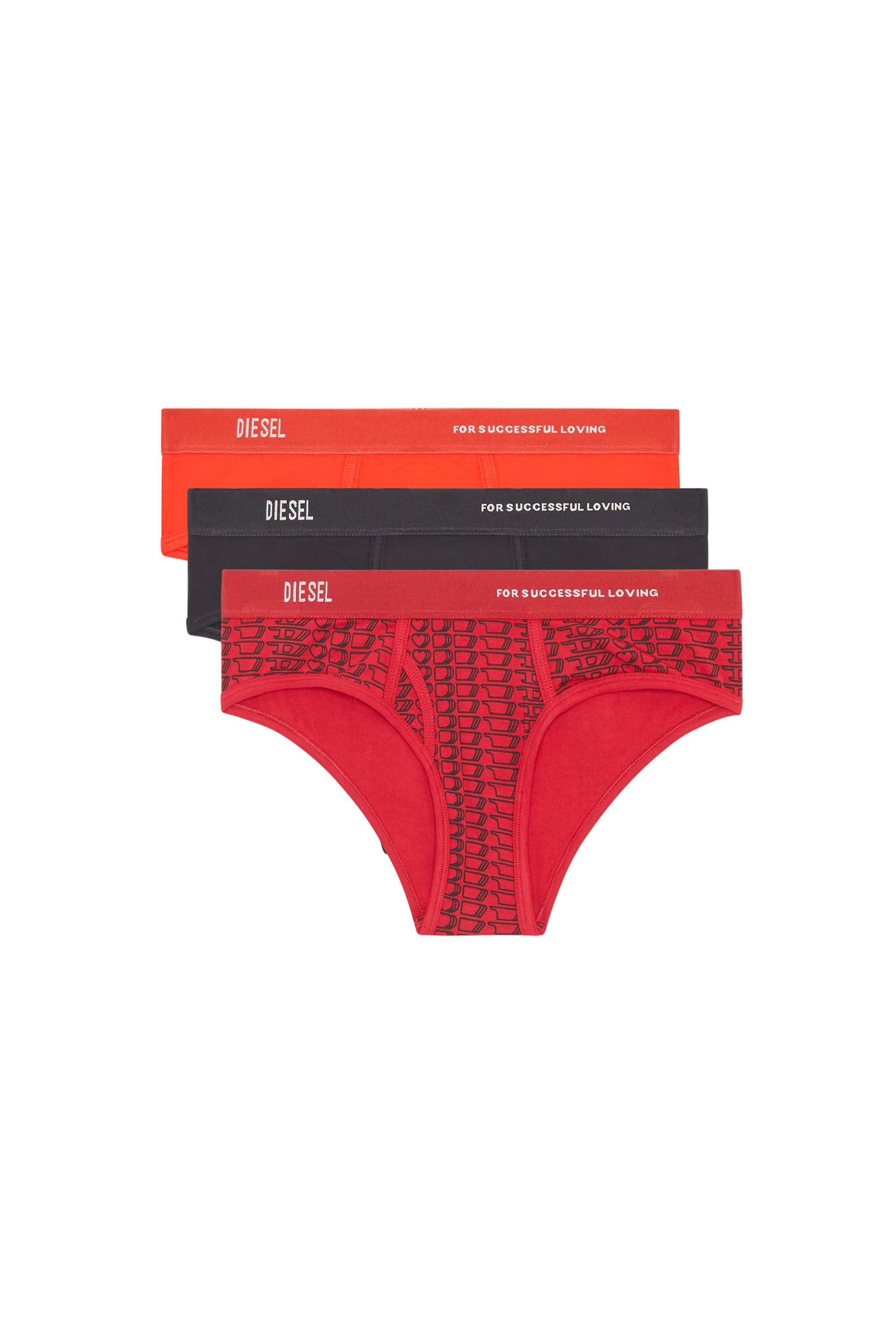 UFPN-OXYS-THREEPACK, Nero/Rosso
