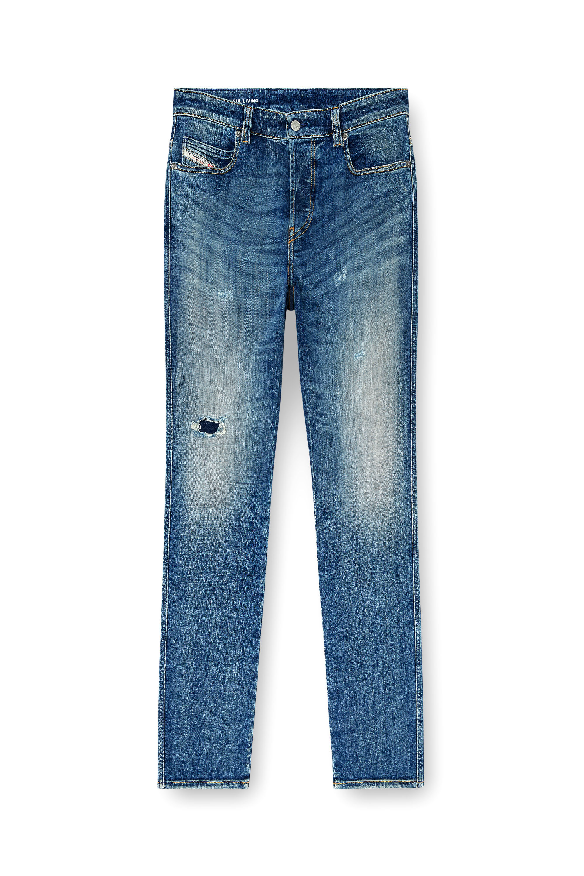 Diesel - Slim Jeans 1993 D-Vyl 09P44 Uomo, Blu medio - Image 3