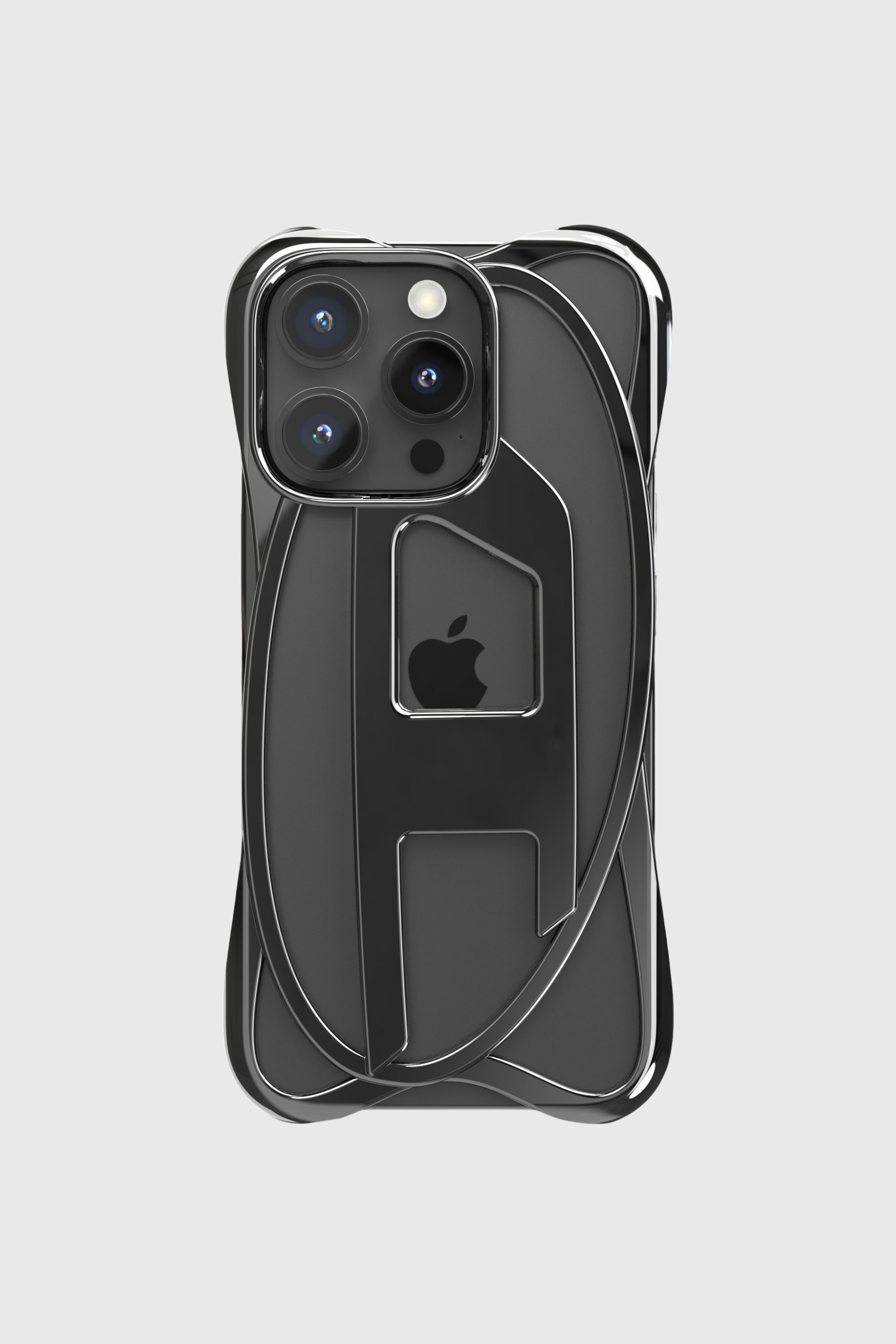 Diesel - 60268 CAGED D CASE, Custodia Caged D iPhone 16 Pro Unisex in Nero - 2