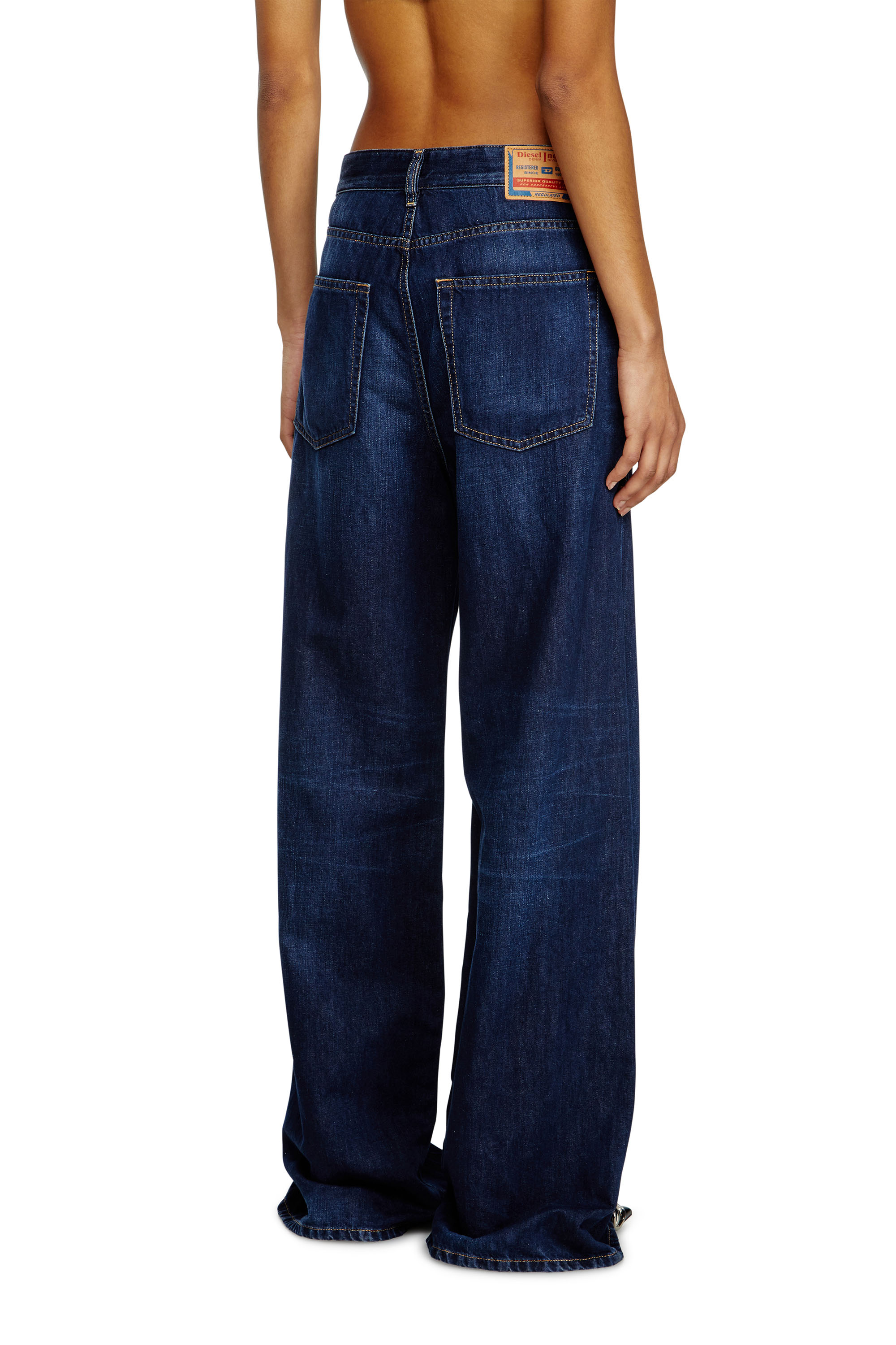 Diesel - Relaxed Jeans 1996 D-Sire 068RA Donna, Blu Scuro - Image 4