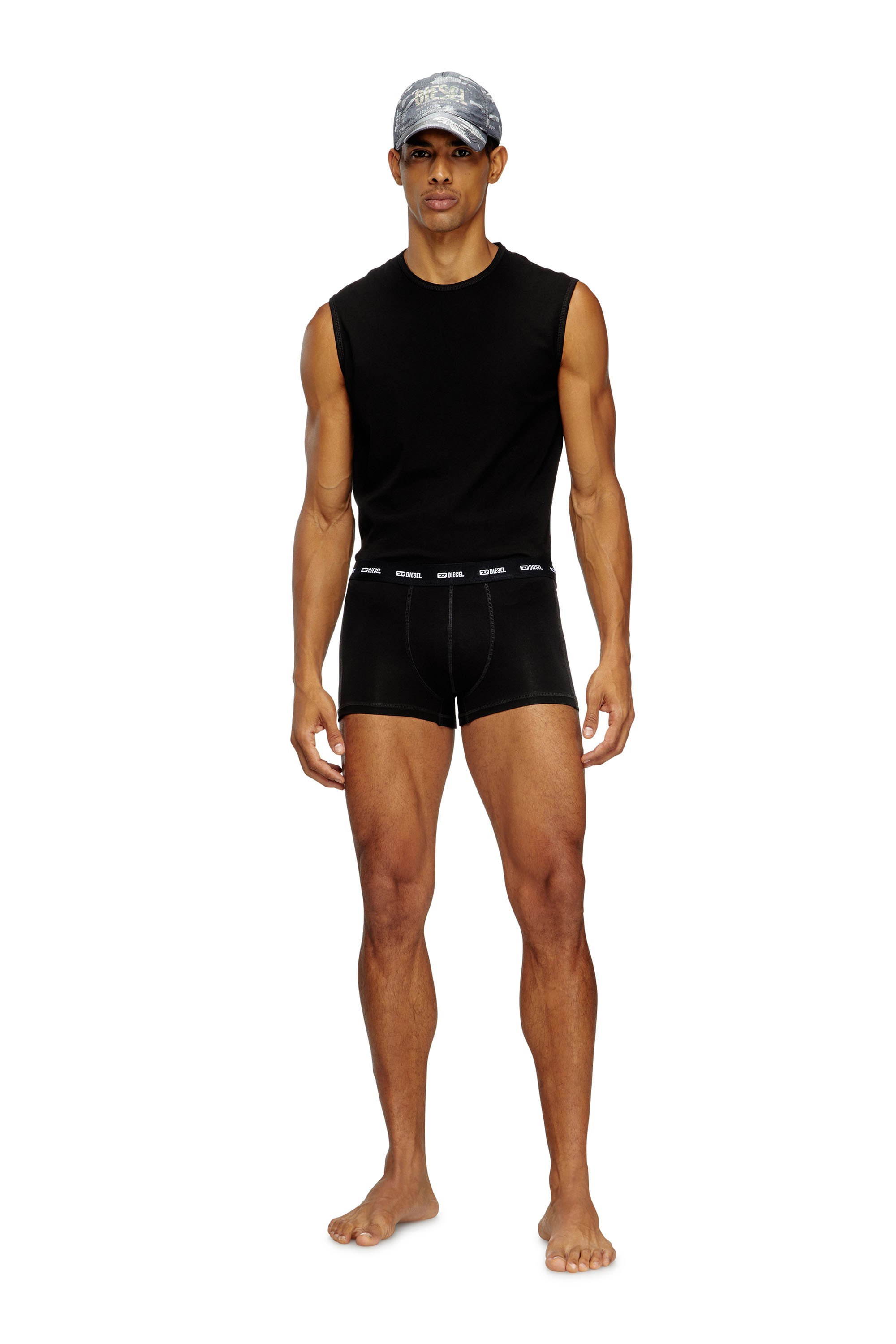 Diesel - TOM-UTLT-2PACK, Set di due canotte Uomo in Nero - 2