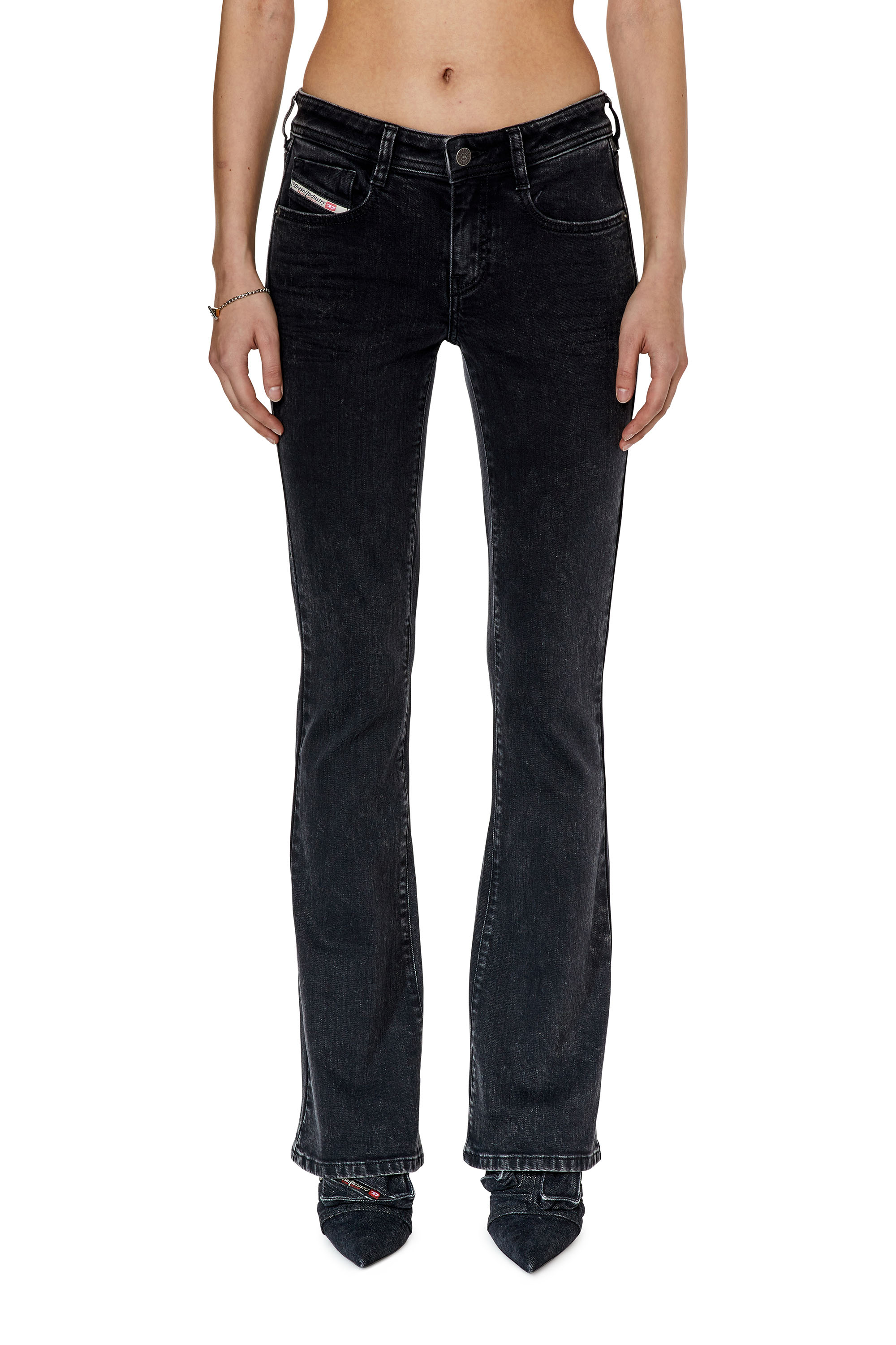 Diesel - Bootcut and Flare Jeans 1969 D-Ebbey 0ENAP, Nero/Grigio scuro - Image 3