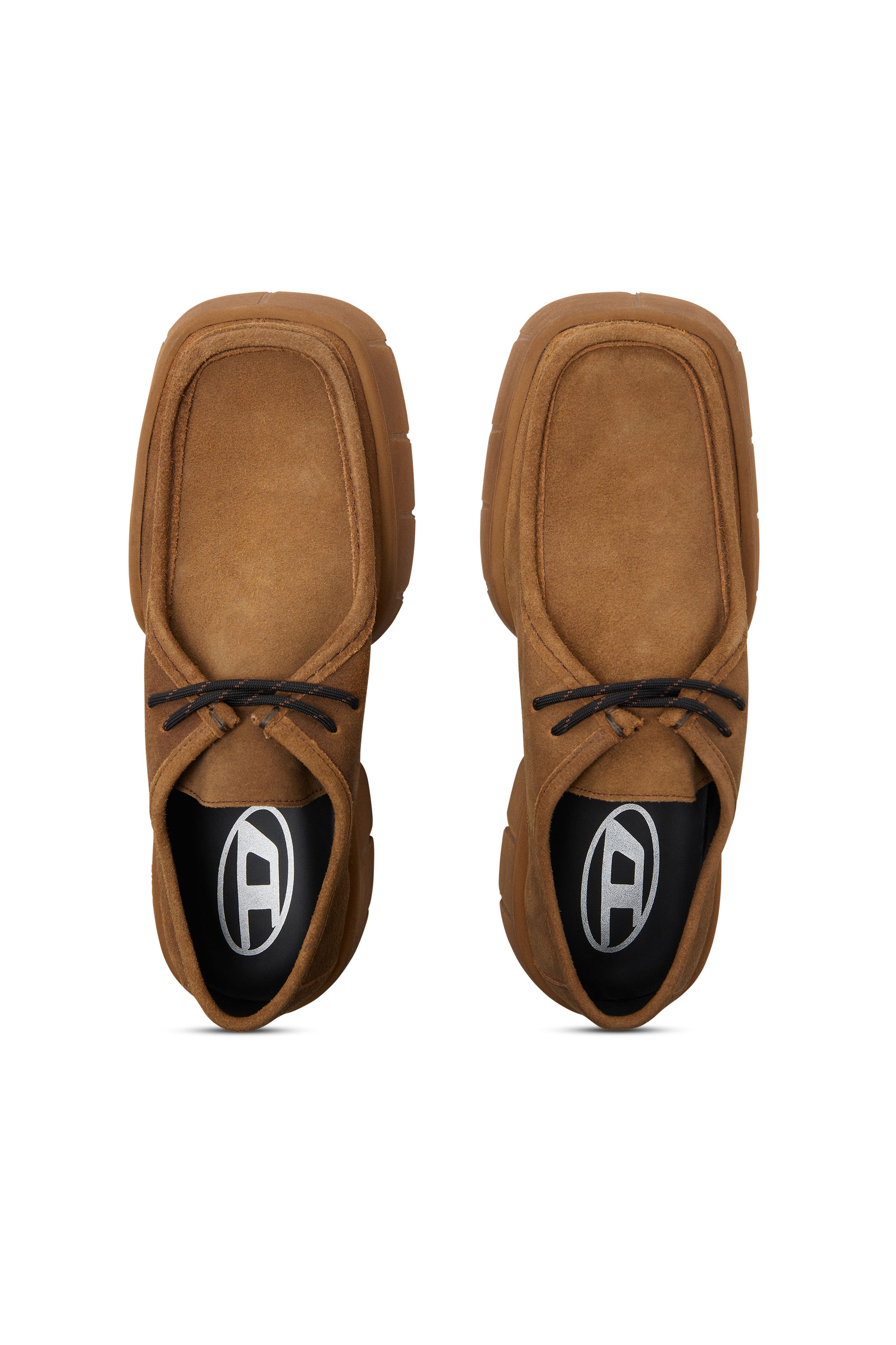 Diesel - D-TEX WB, D-Tex-Scarpa mocassino in suede cerato Uomo in Marrone - 5