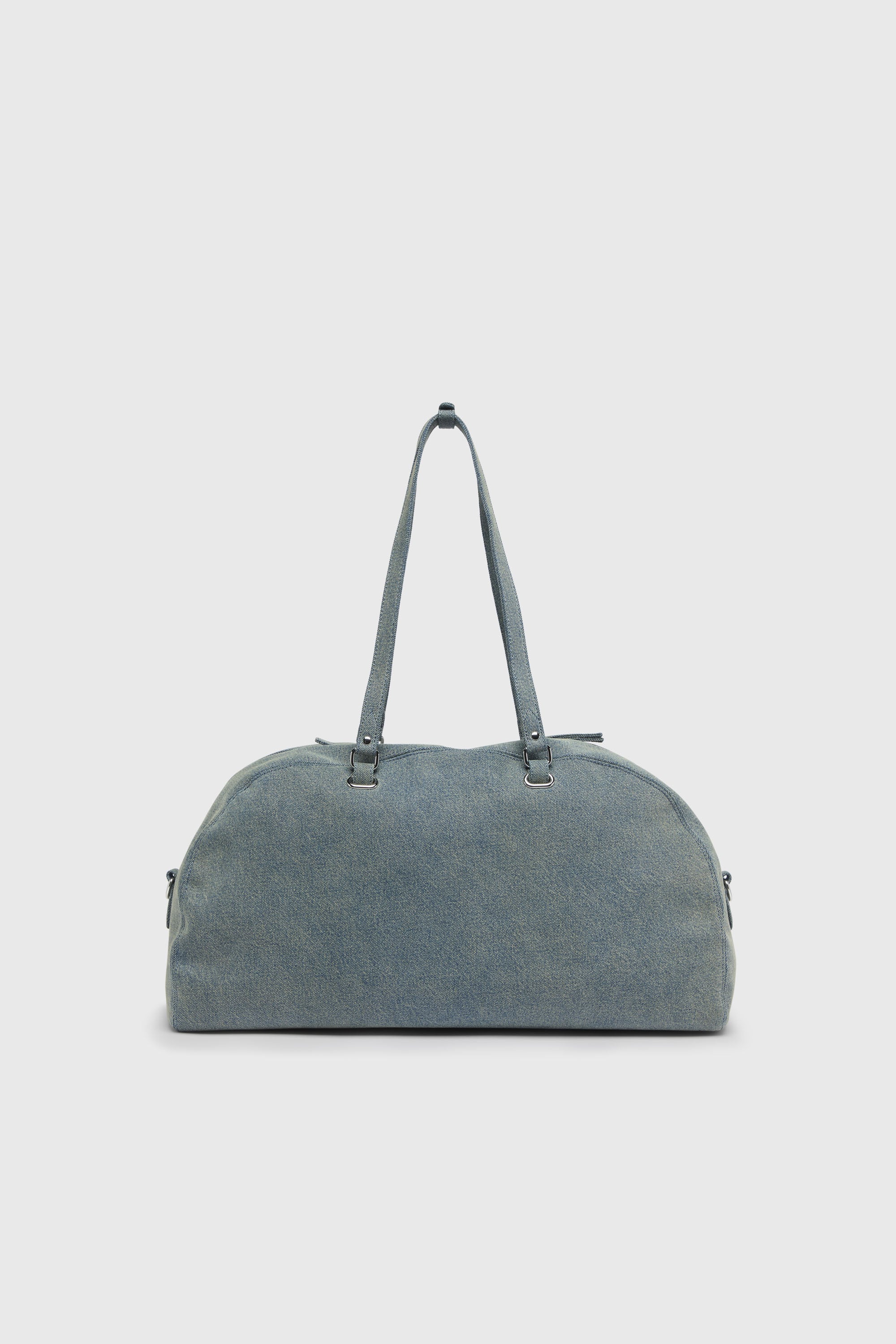 Diesel - 1DR DOME SOFT DUFFLE XL, 1DR Dome-Borsa duffle in denim con logo Oval D Unisex in Blu - 2
