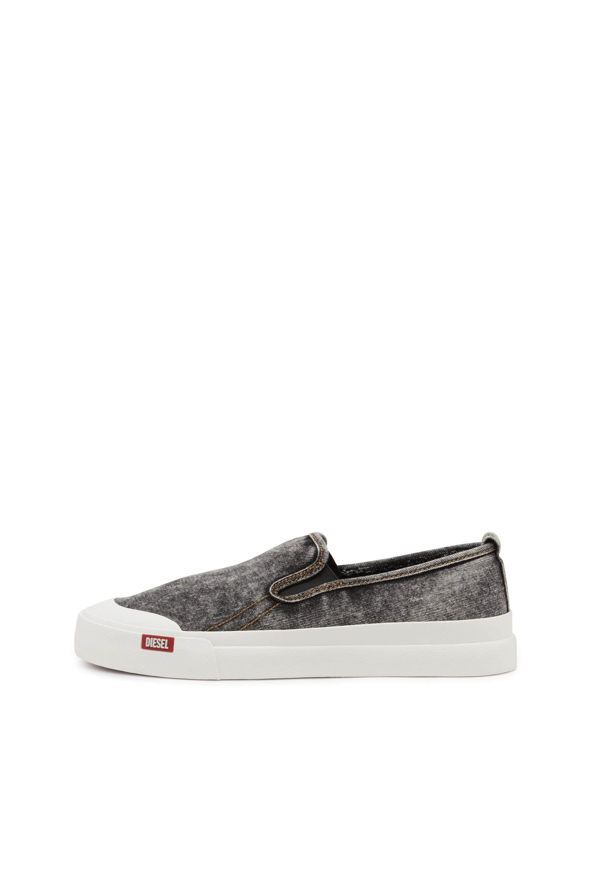 Diesel - S-ATHOS NMD SO, Sneaker slip-on in denim Uomo in Nero - 7