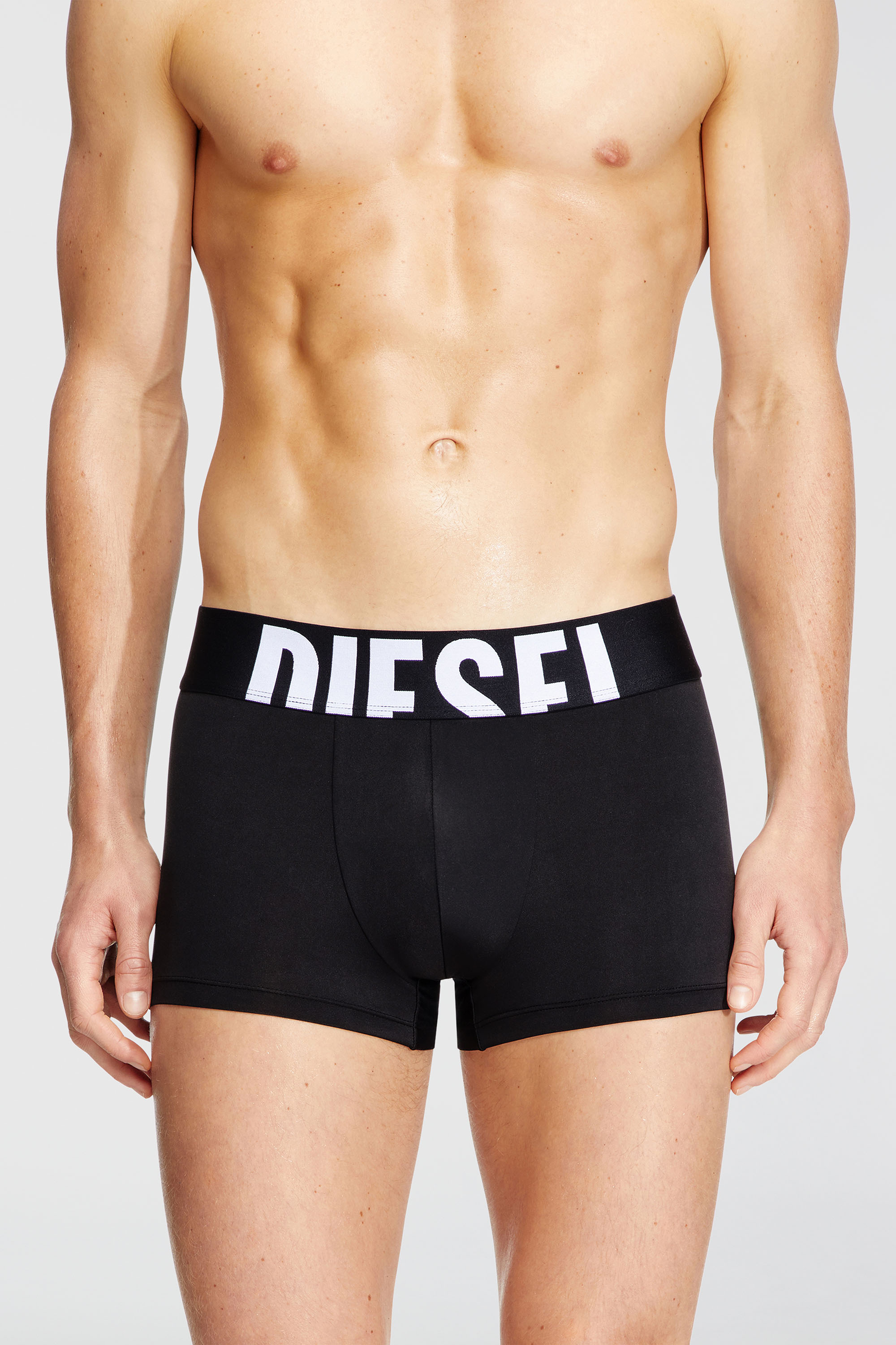 Diesel - DAMIEN-D-POP-3PACK-55, Set da tre boxer in microfibra Uomo in Nero - 3