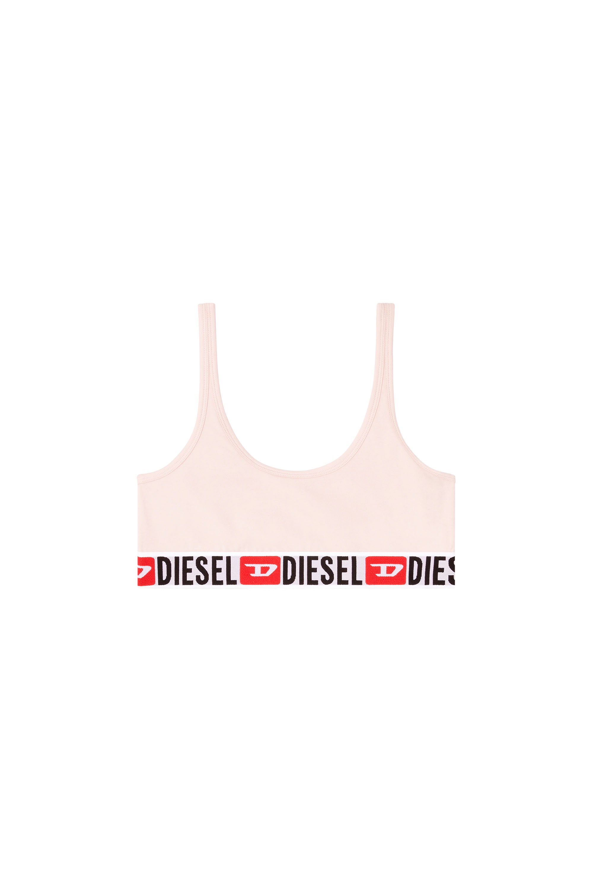 Diesel - UFSB-ORIBA, Bralette con fascia logata Donna in Rosa - 4