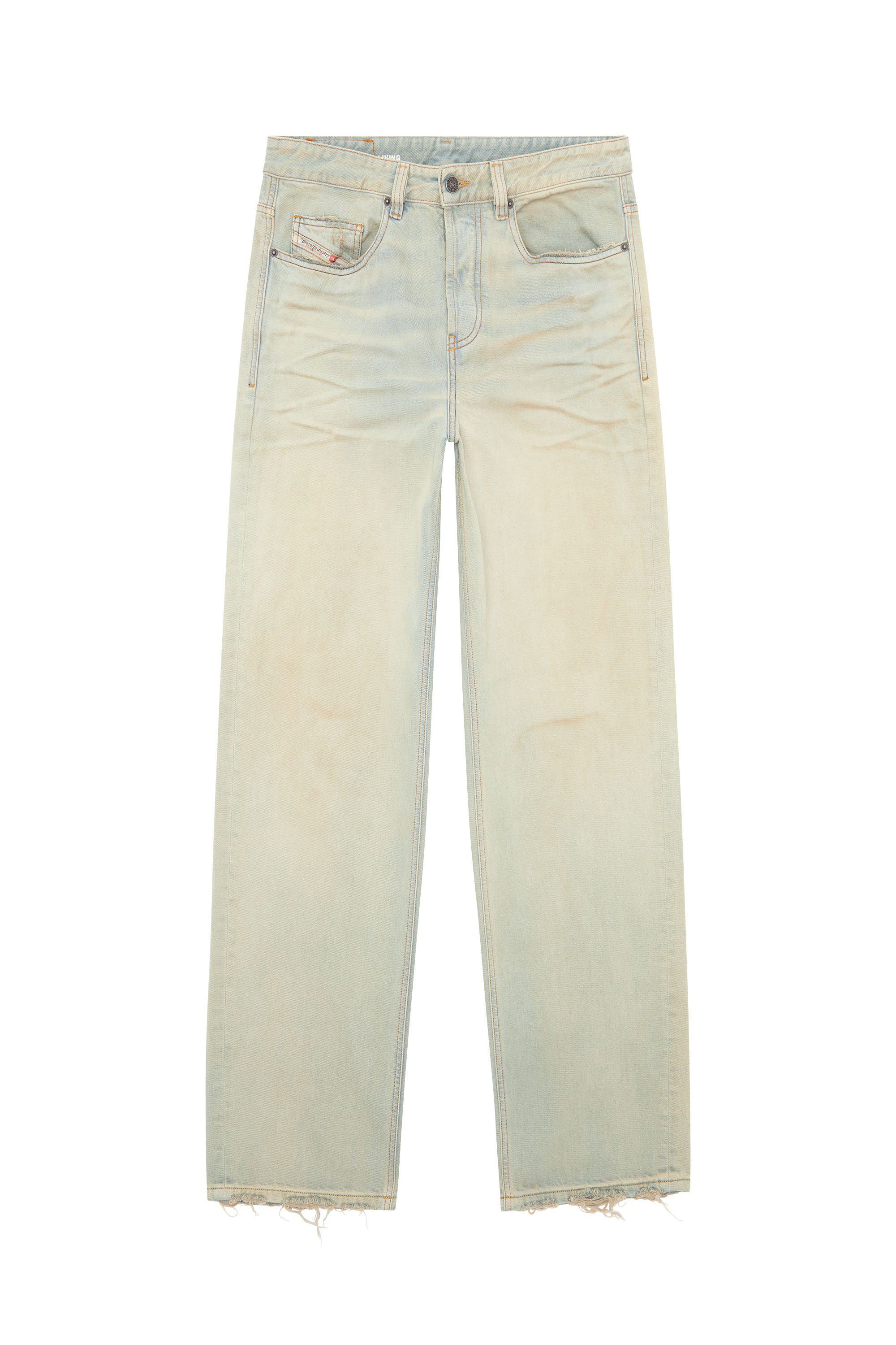 Diesel - Straight Jeans 2001 D-Macro 09H60, Blu Chiaro - Image 5