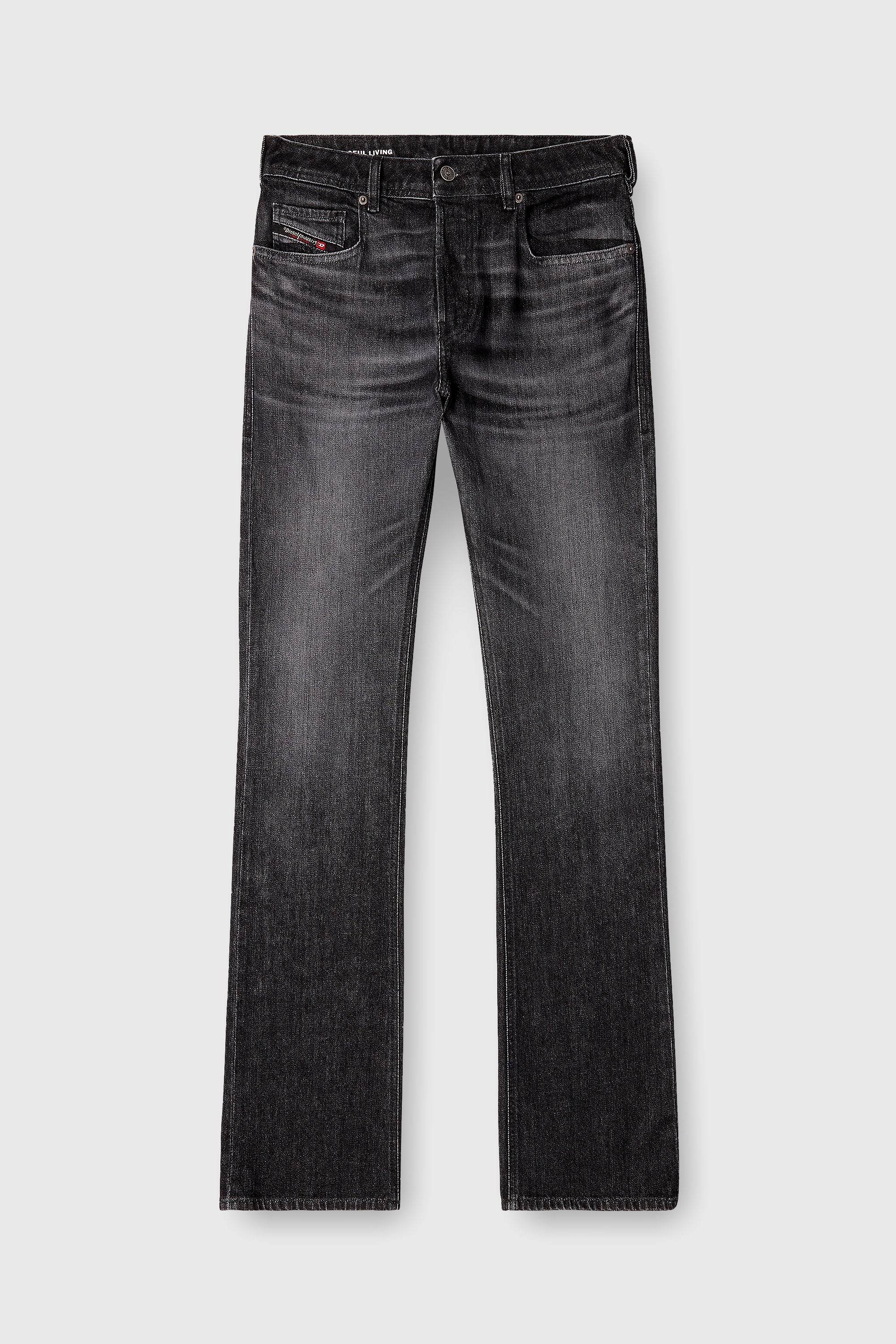 Diesel - Bootcut Jeans 2007 Zatiny 09N48 Uomo, Nero/Grigio scuro - Image 2