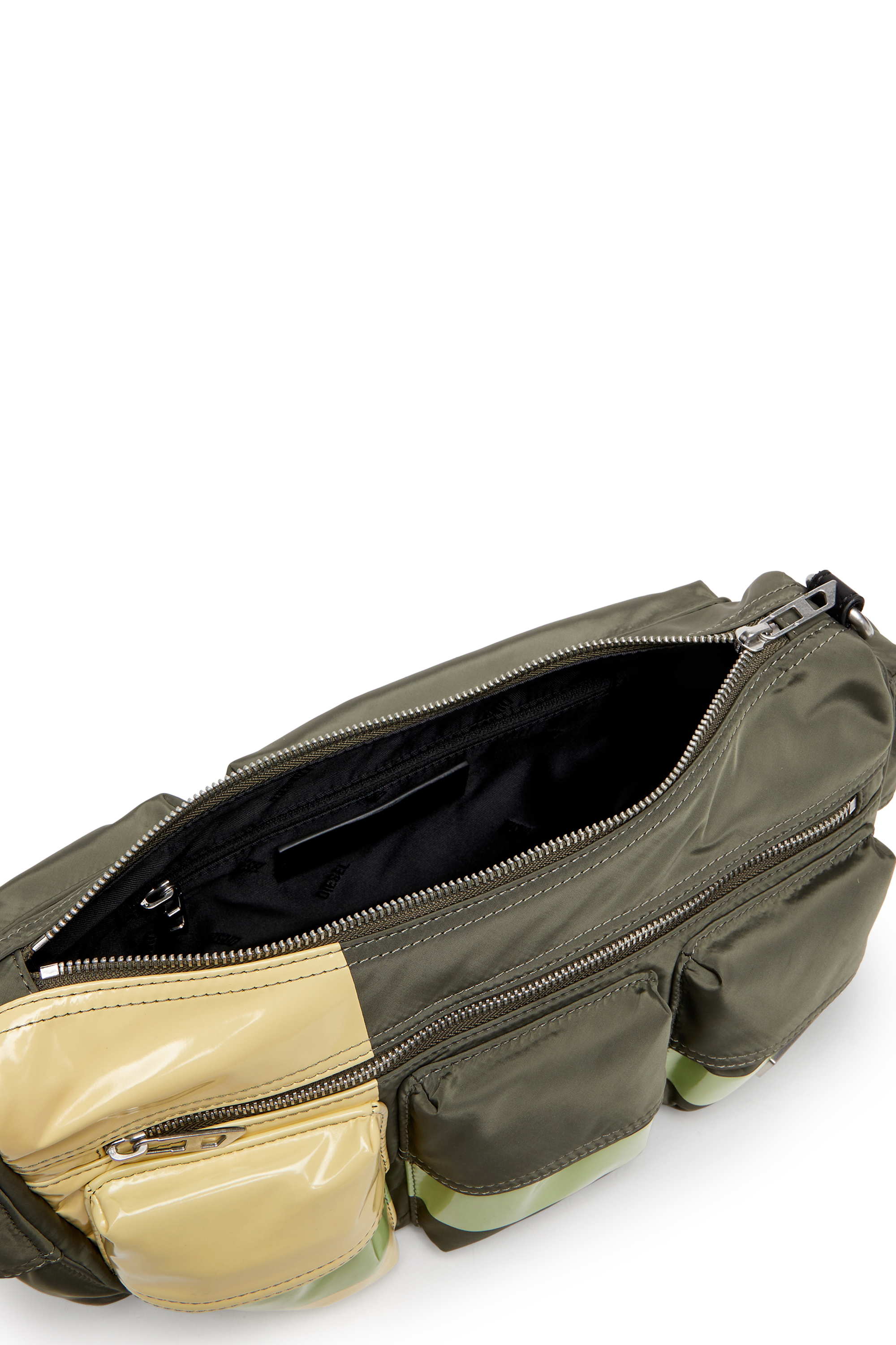 Diesel - MULTI-PKTS SHOULDER BAG X, Multi-Pkts - Borsa a spalla con design color block Unisex in Multicolor - 3