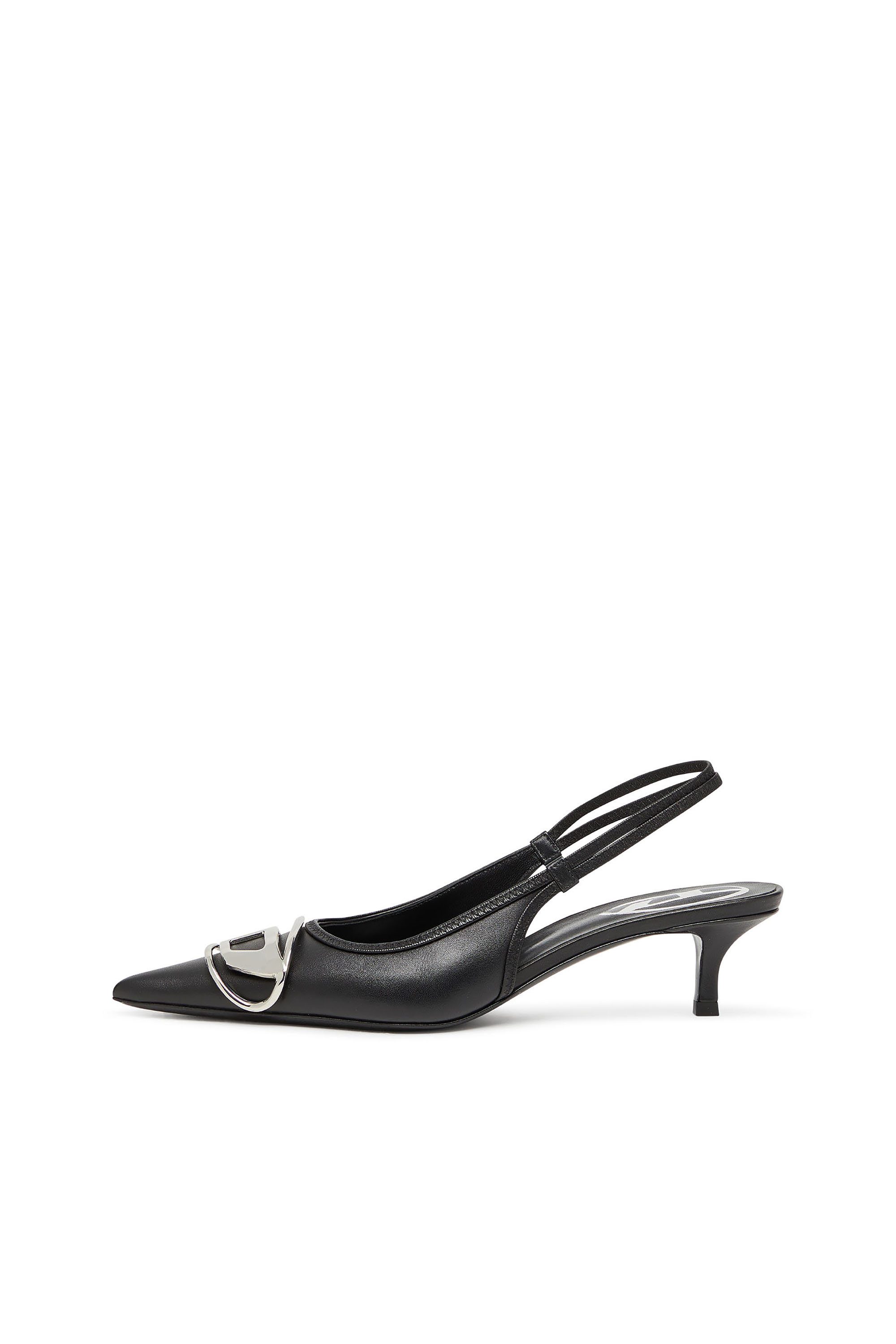 Diesel - D-VENUS SB 40, D-Venus-Pump slingback in nappa Donna in Nero - 2