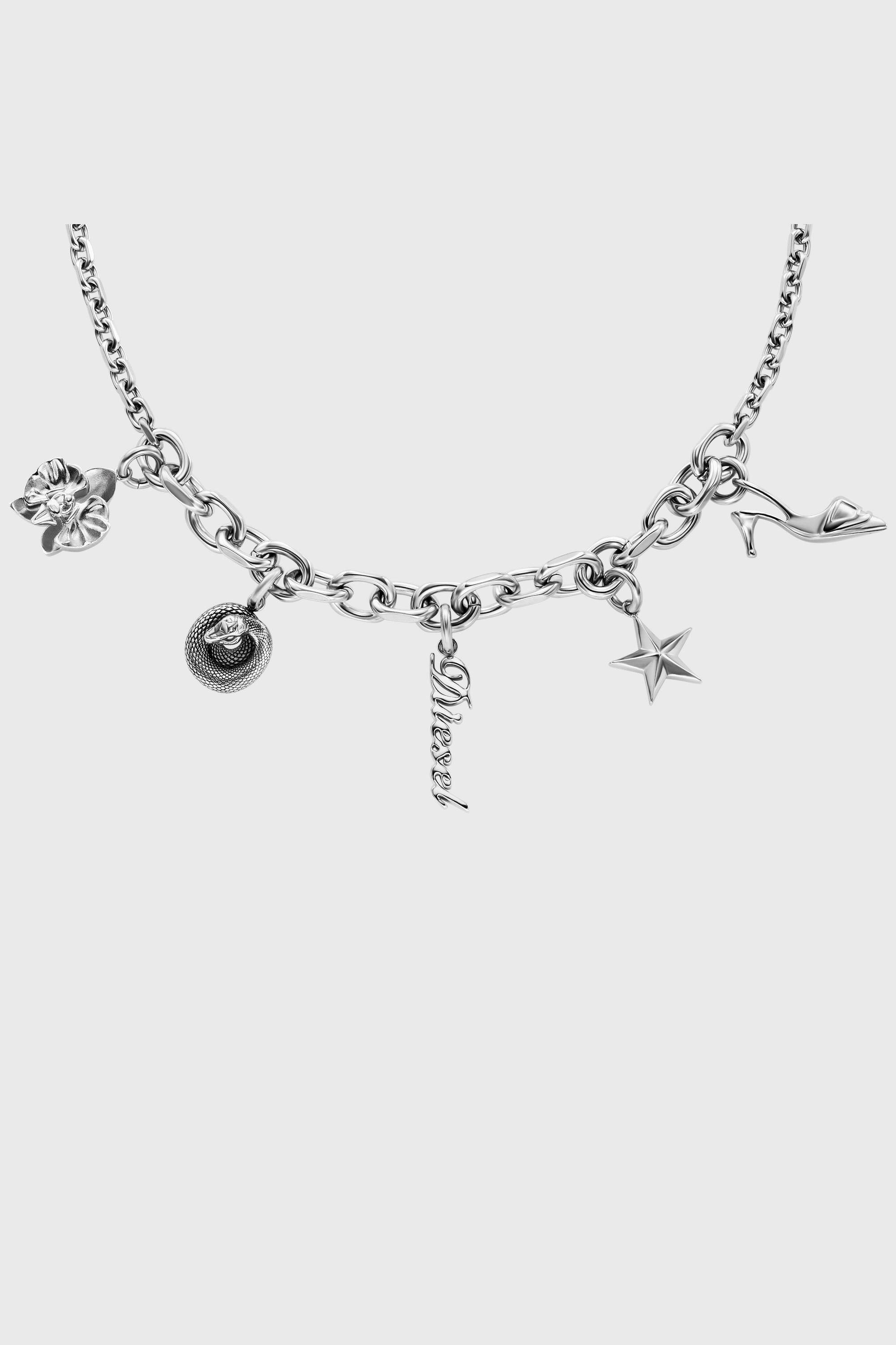 Diesel - DX1745040, Collana con charm in acciaio inox Unisex in Argento - 2