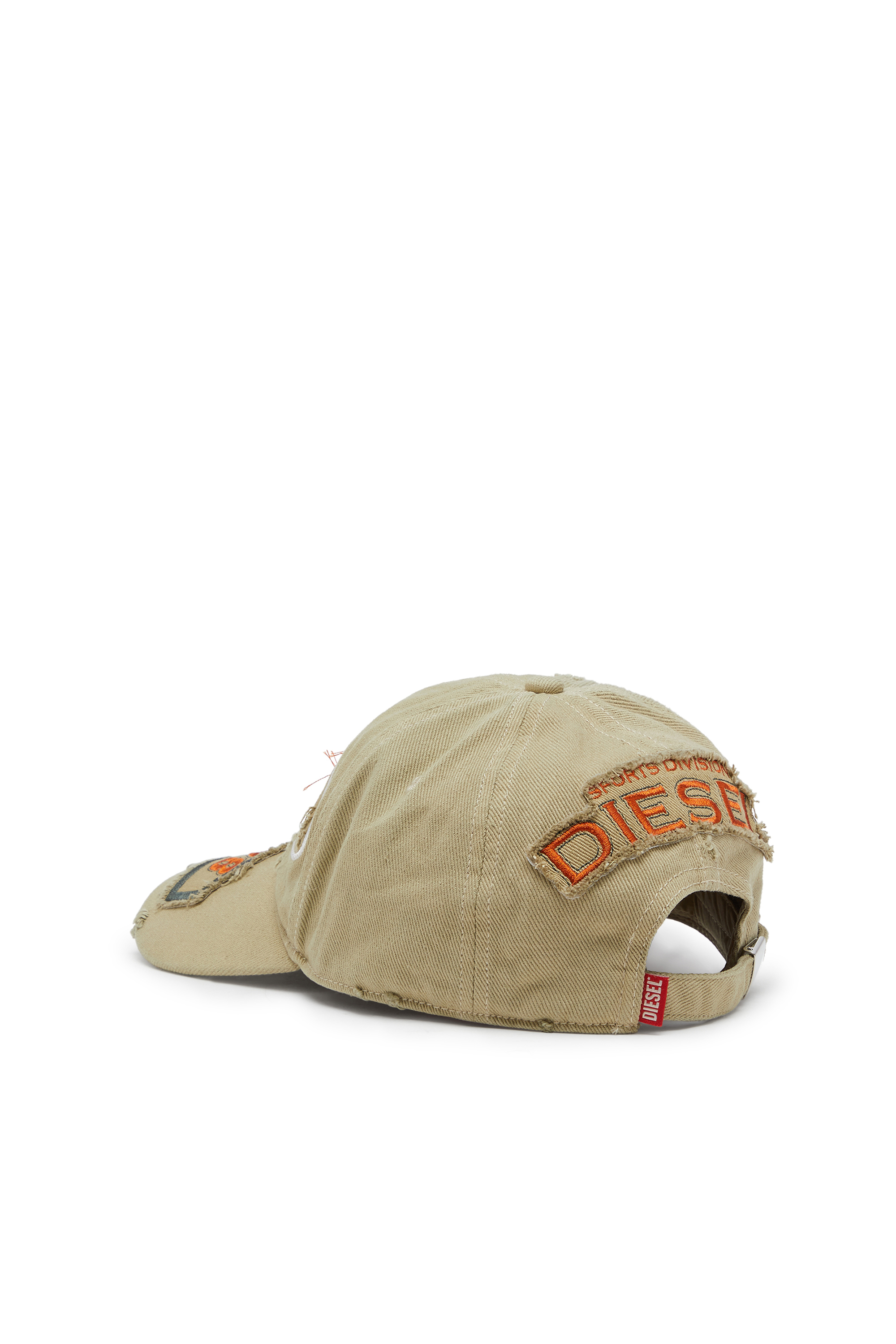 Diesel - C-BRAFF, Cappello da baseball con patch ricamate Uomo in Marrone - 2