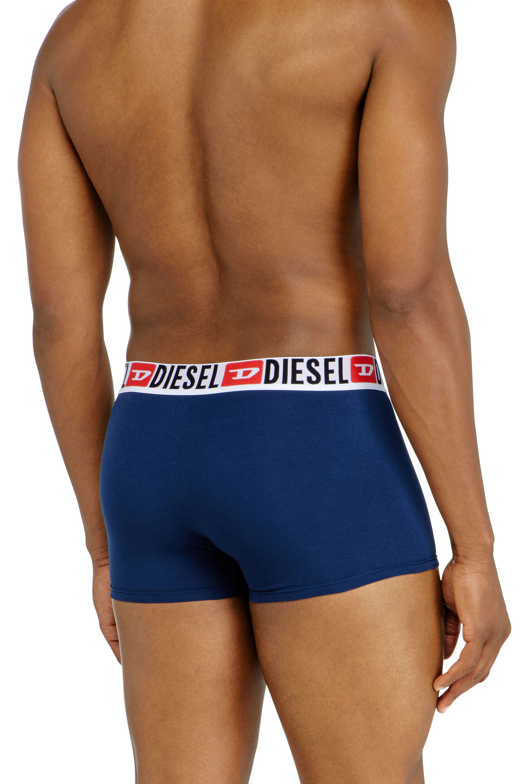 Diesel - UMBX-DAMIENTHREEPACK, Set da tre boxer con elastico in vita con logo all-over Uomo in Multicolor - 4