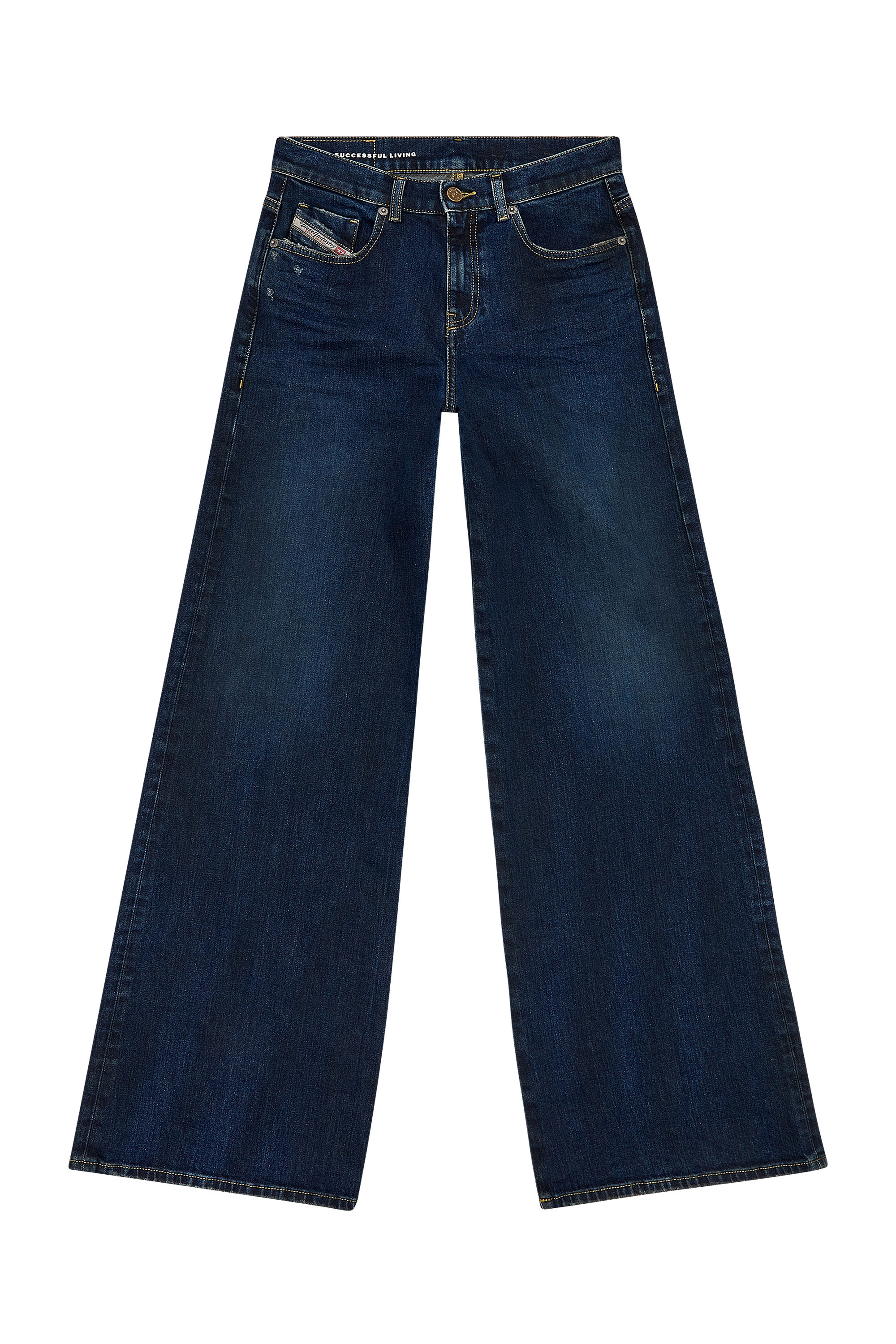 Diesel - Flare Jeans 1978 D-Akemi 09H48 Donna, Blu Scuro - Image 2