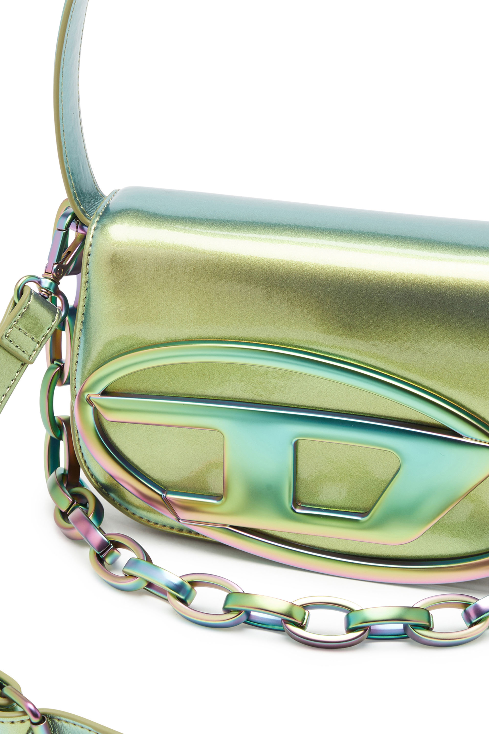 Diesel - 1DR, 1DR-Iconica borsa a spalla con effetto iridescente Donna in Multicolor - 5