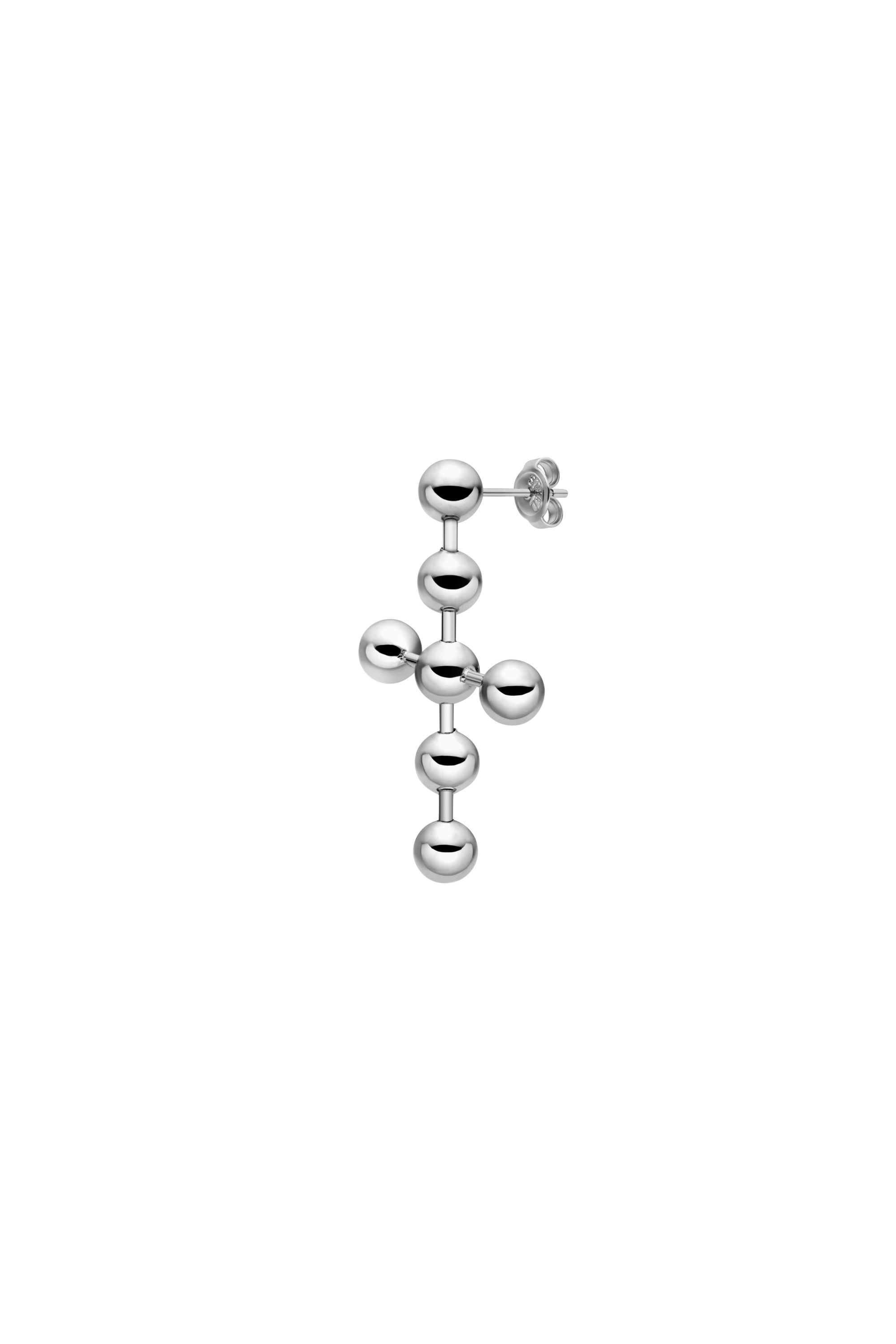 Diesel - DX167640 JEWELLERY, Orecchino pendente in acciaio inox Unisex in Argento - 1