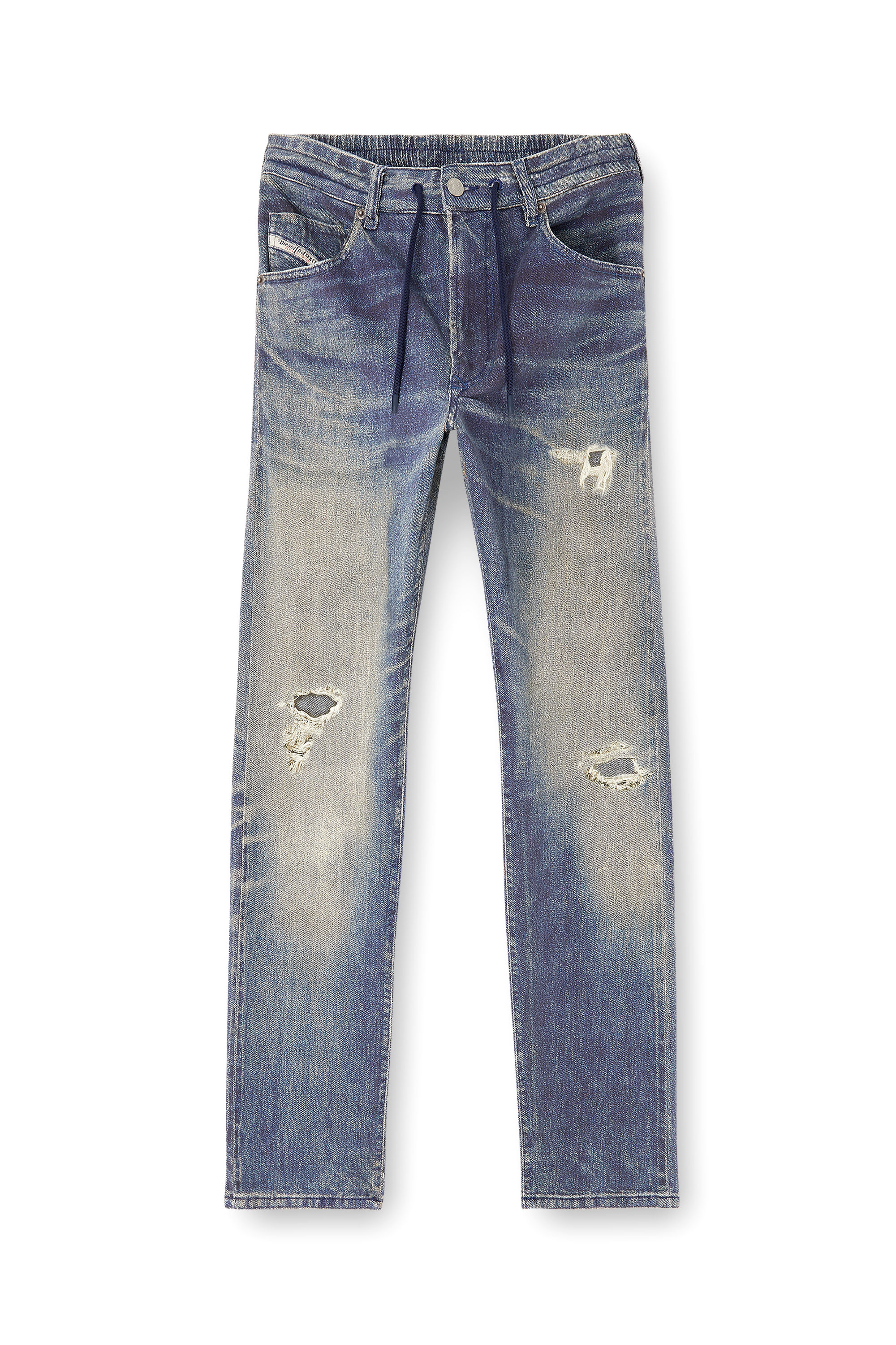 Diesel - Regular 2032 D-Krooley Joggjeans&reg; 068UT Uomo, Blu medio - Image 4