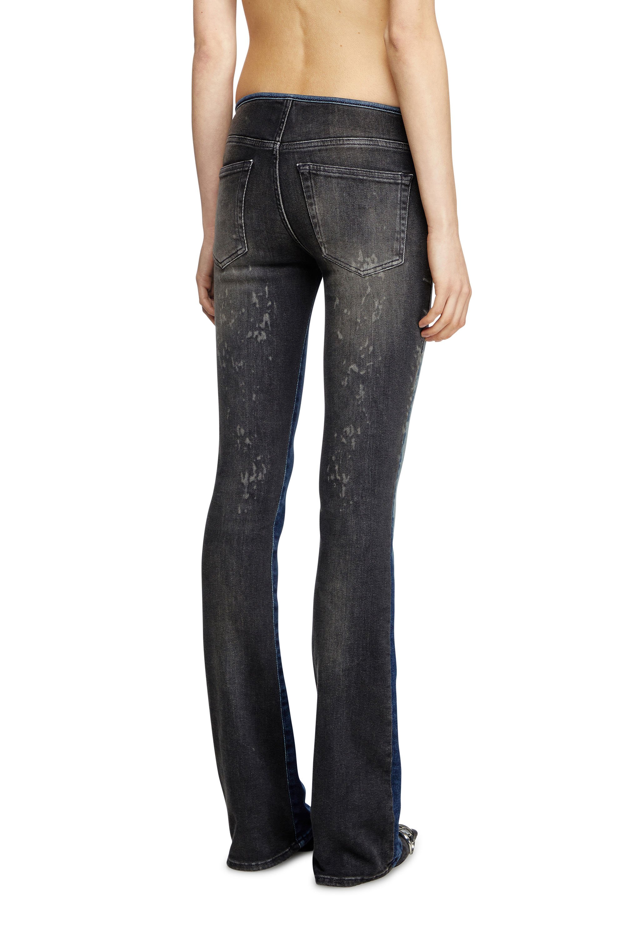 Diesel - Bootcut Jeans D-Gianna 0ABDL Donna, Blu/Nero - Image 3