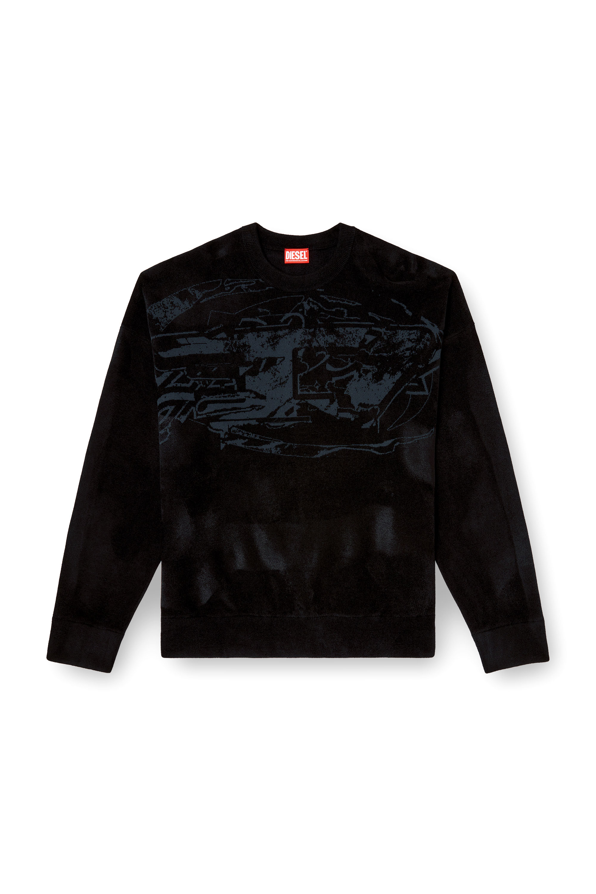 Diesel - K-TRESA, Maglia in ciniglia jaquard con logo Uomo in ToBeDefined - 3