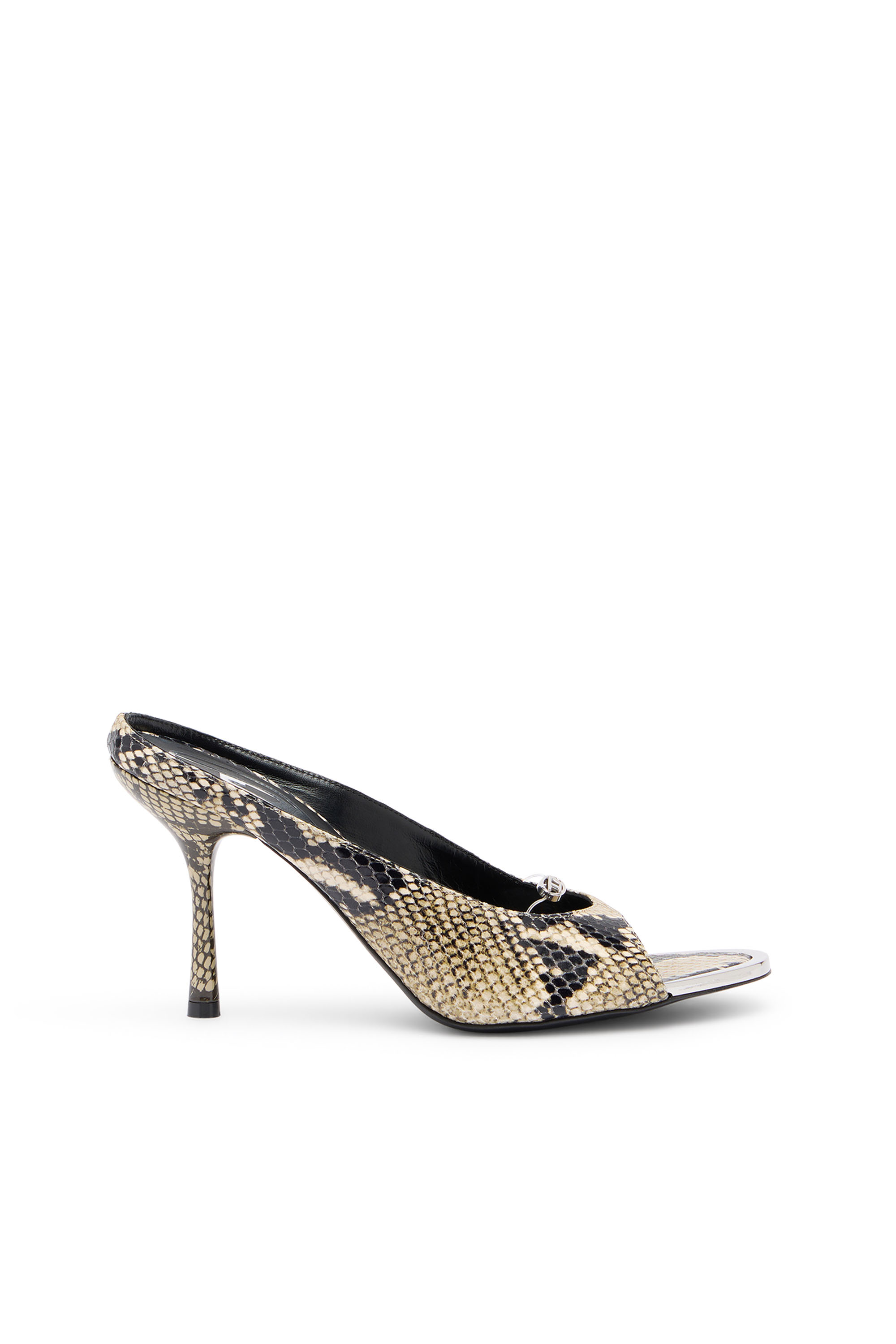 Diesel - D-DIAM'S SA 90, D-Diam's-Mule alte in pelle con Oval D galleggiante Donna in ToBeDefined - 1