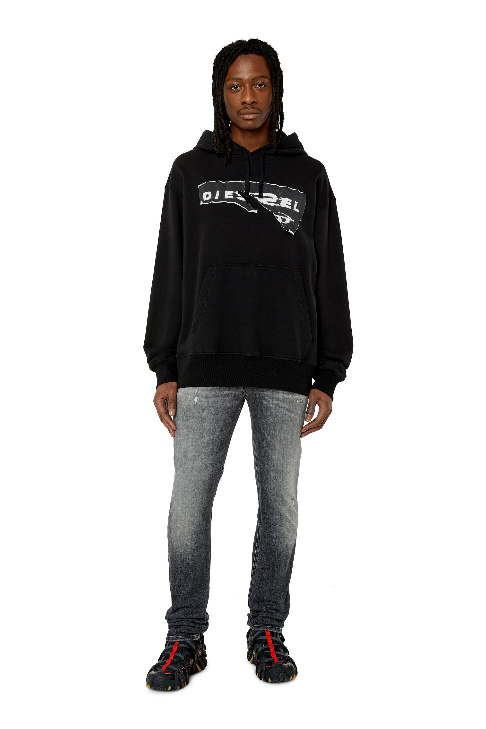 Diesel - 1979 Sleenker 09F13 Skinny Jeans, Nero/Grigio scuro - Image 4