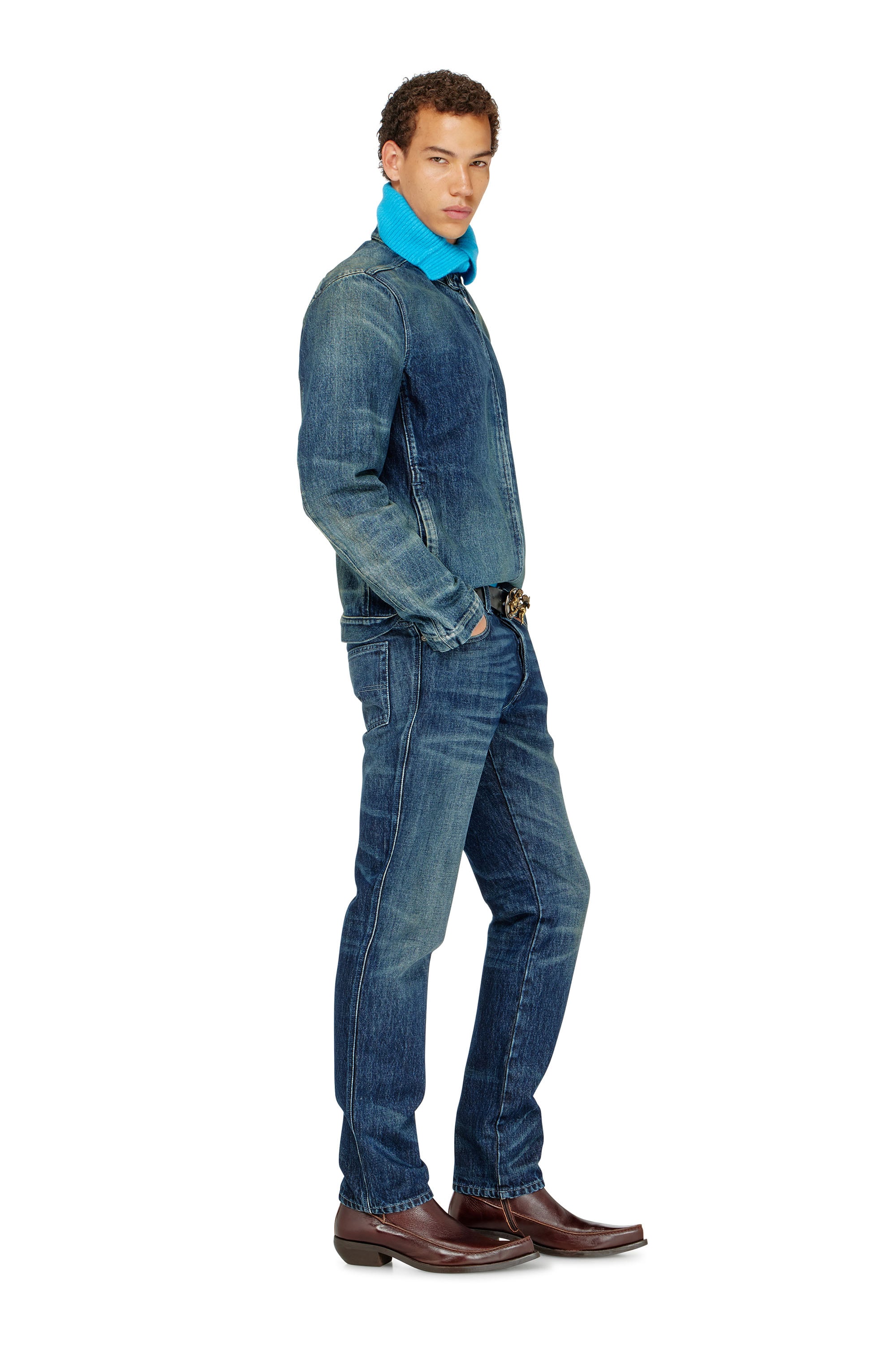 Diesel - Slim Jeans 1993 D-Vyl 007FZ Uomo, Blu Scuro - Image 2