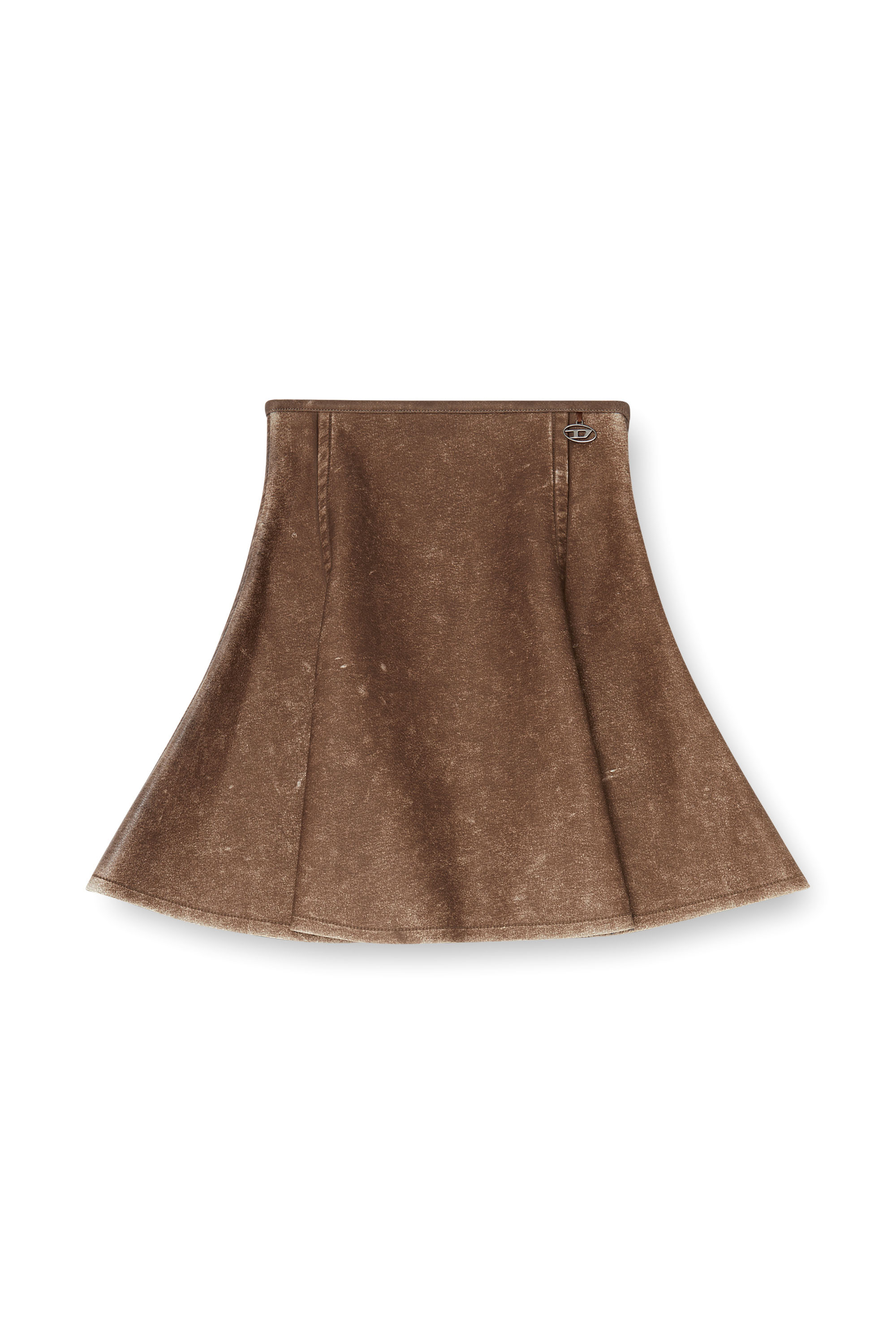 Diesel - O-ERINA, Minigonna svasata in materiale bonded Donna in ToBeDefined - 2
