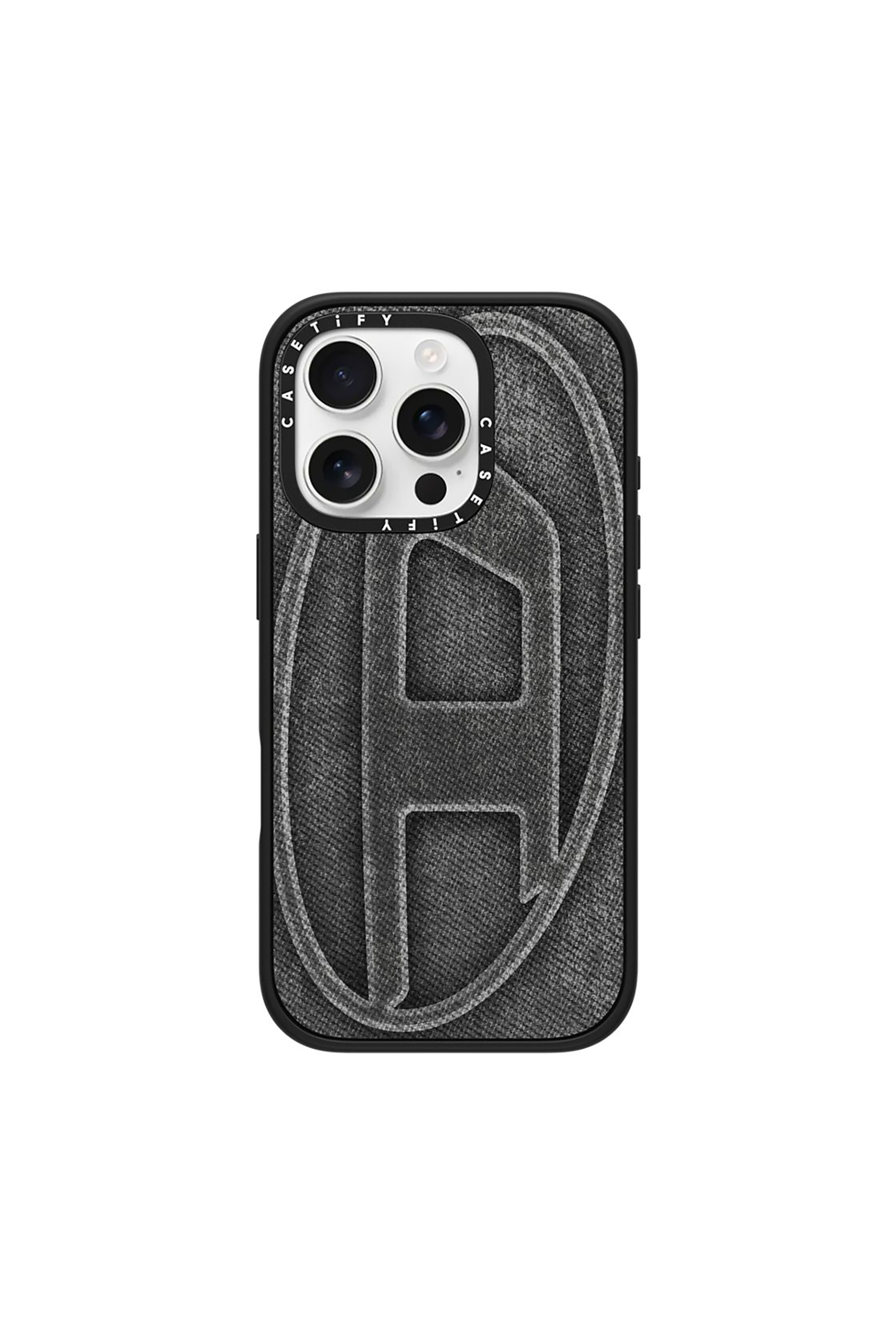 Diesel - 60577 MOULDED CASE, Custodia Oval D impact per iPhone 16 Pro Unisex in Nero - 1