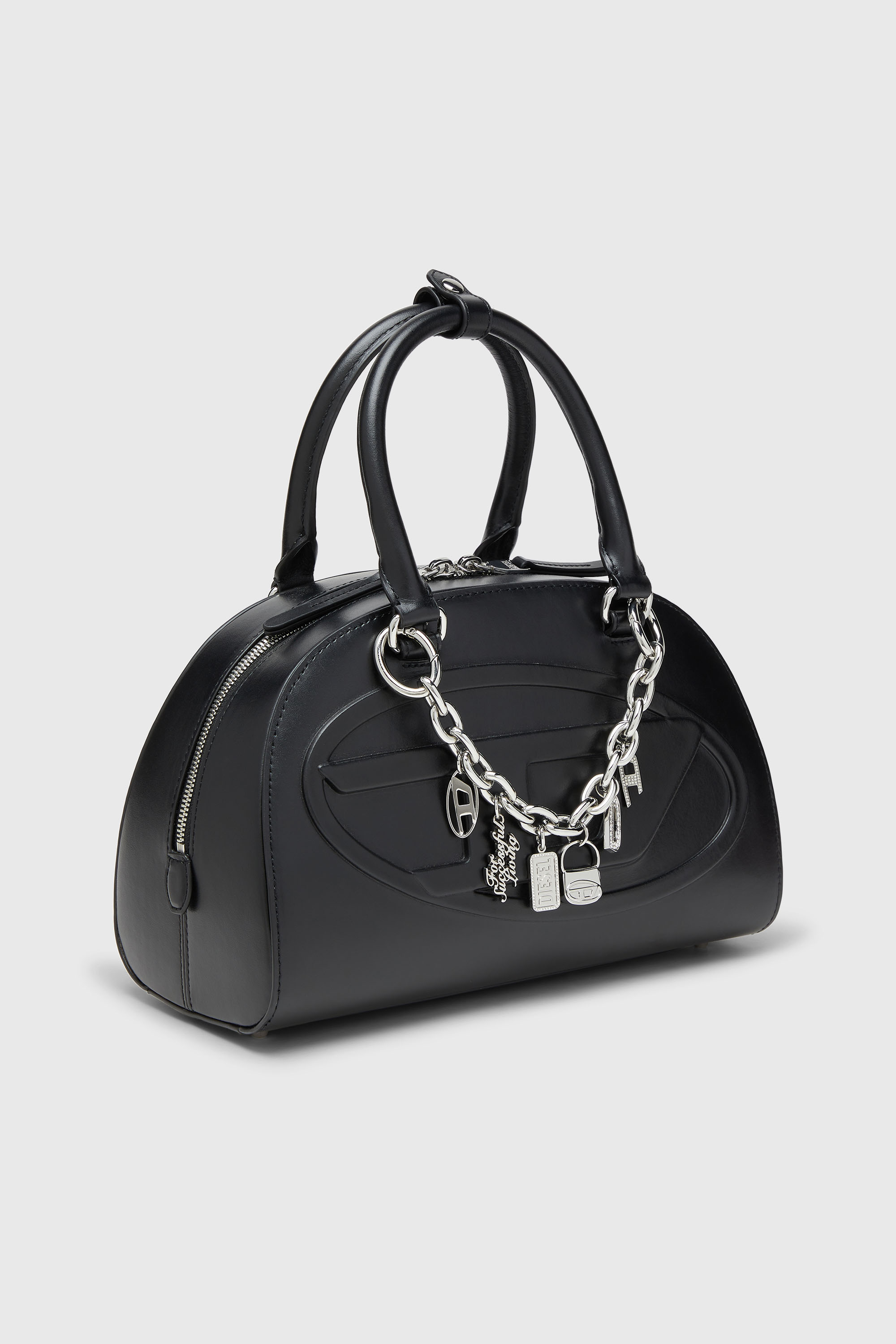Diesel - CHAIN-D S, Charm con catena staccabile Donna in Argento - 3