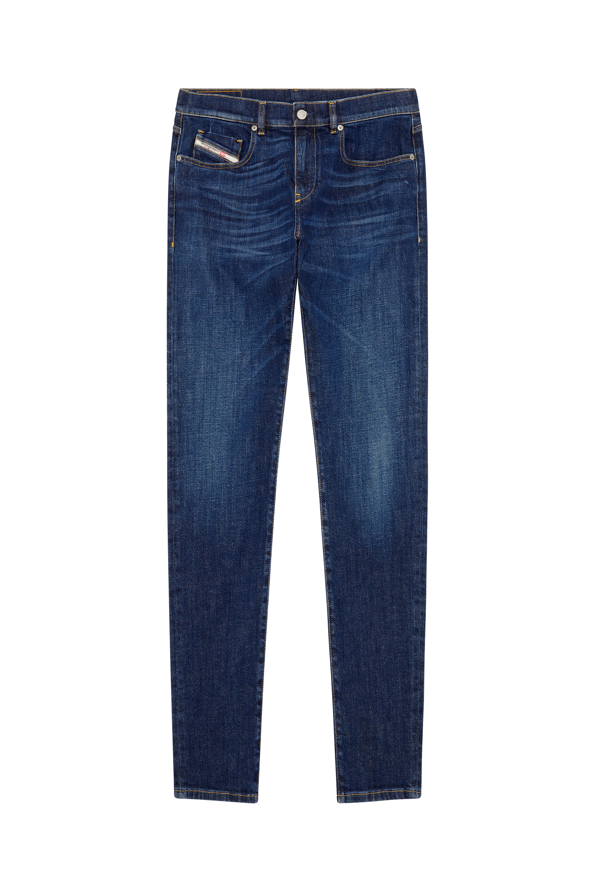 Diesel - Slim Jeans 2019 D-Strukt 09B90, Blu Scuro - Image 7