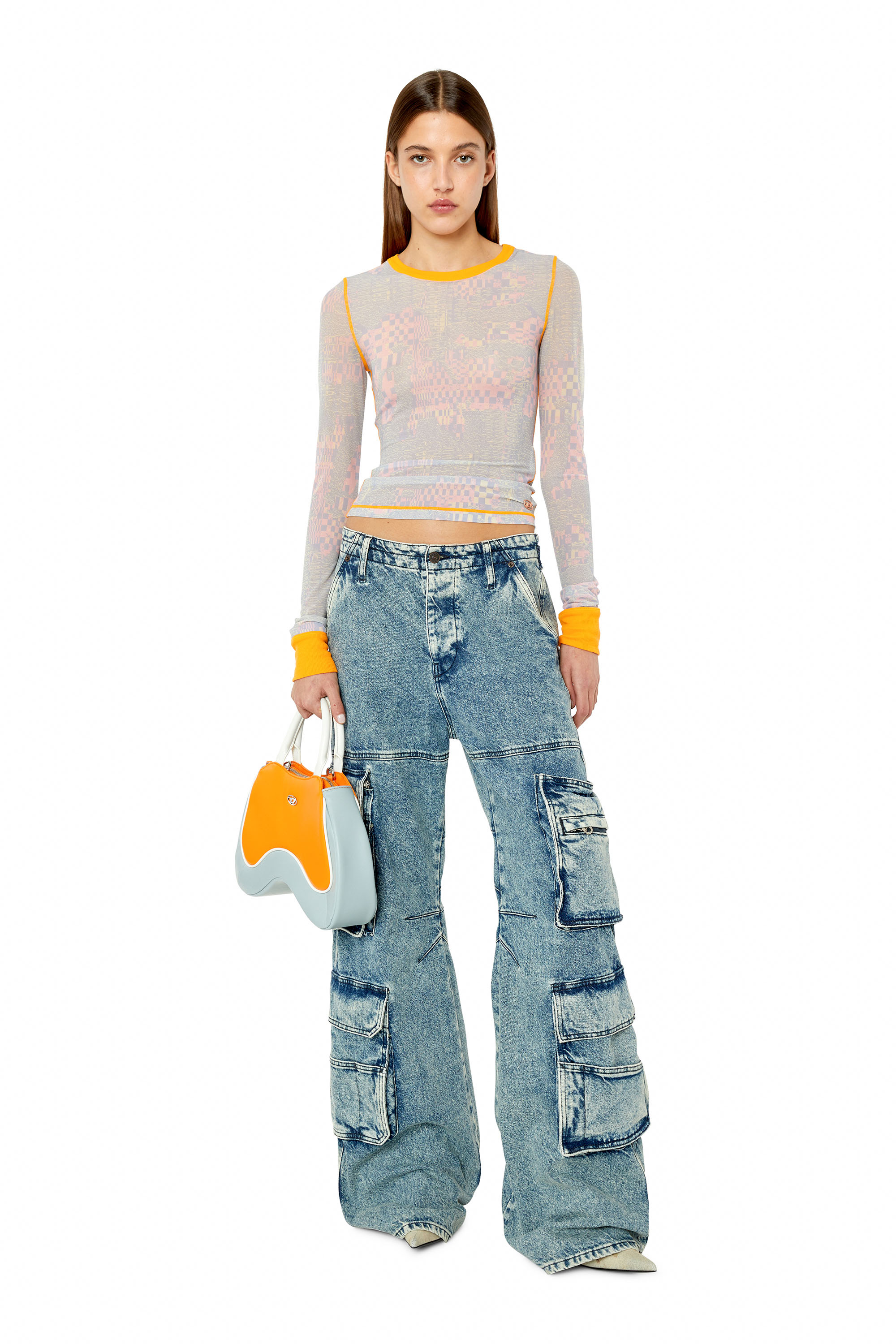 Diesel - T-SIEL, Blu/Rosa - Image 2