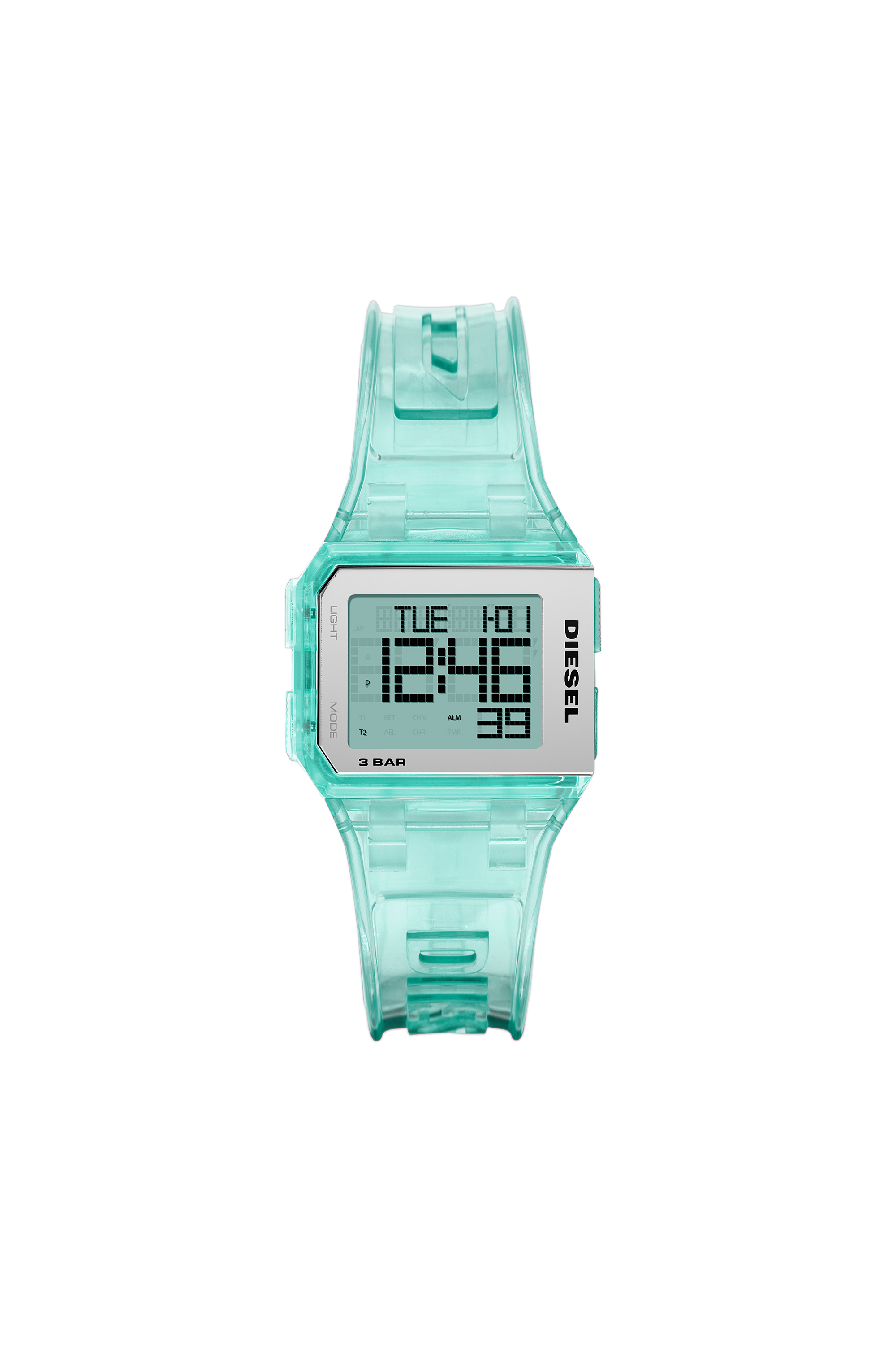 Diesel - DZ1921, Orologio digitale Chopped trasparente millennial mint Unisex in Blu - 1