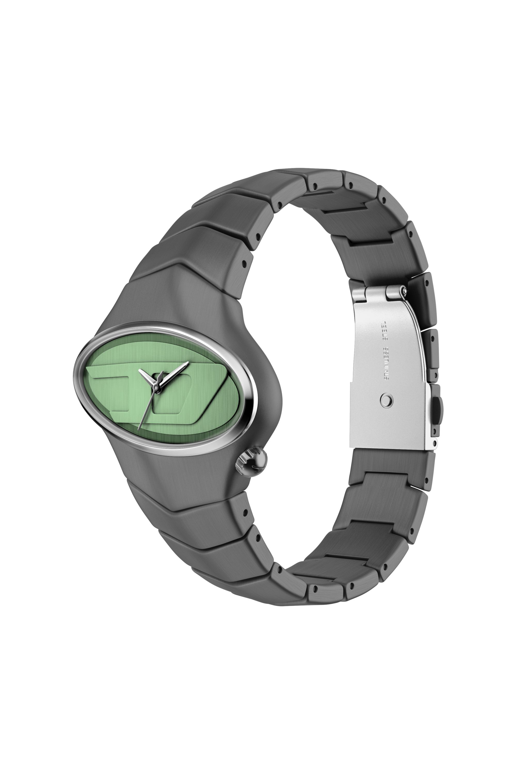 Diesel - DZ2241 WATCH, Orologio D-Rush in acciaio gunmetal Uomo in Grigio - 4