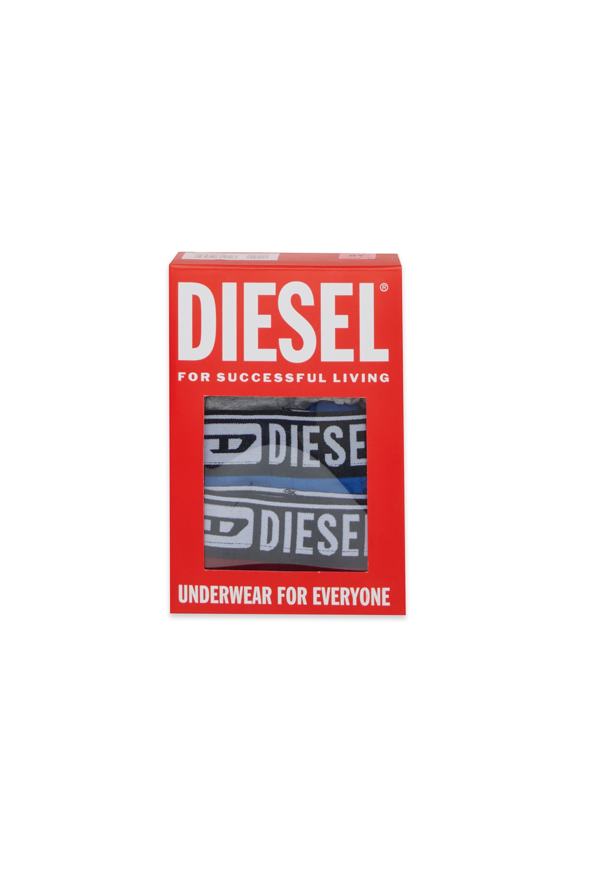 Diesel - UM-UGINTRIPACK-DD, Set da tre paia boxer lungo in cotone stretch Uomo in Multicolor - 3