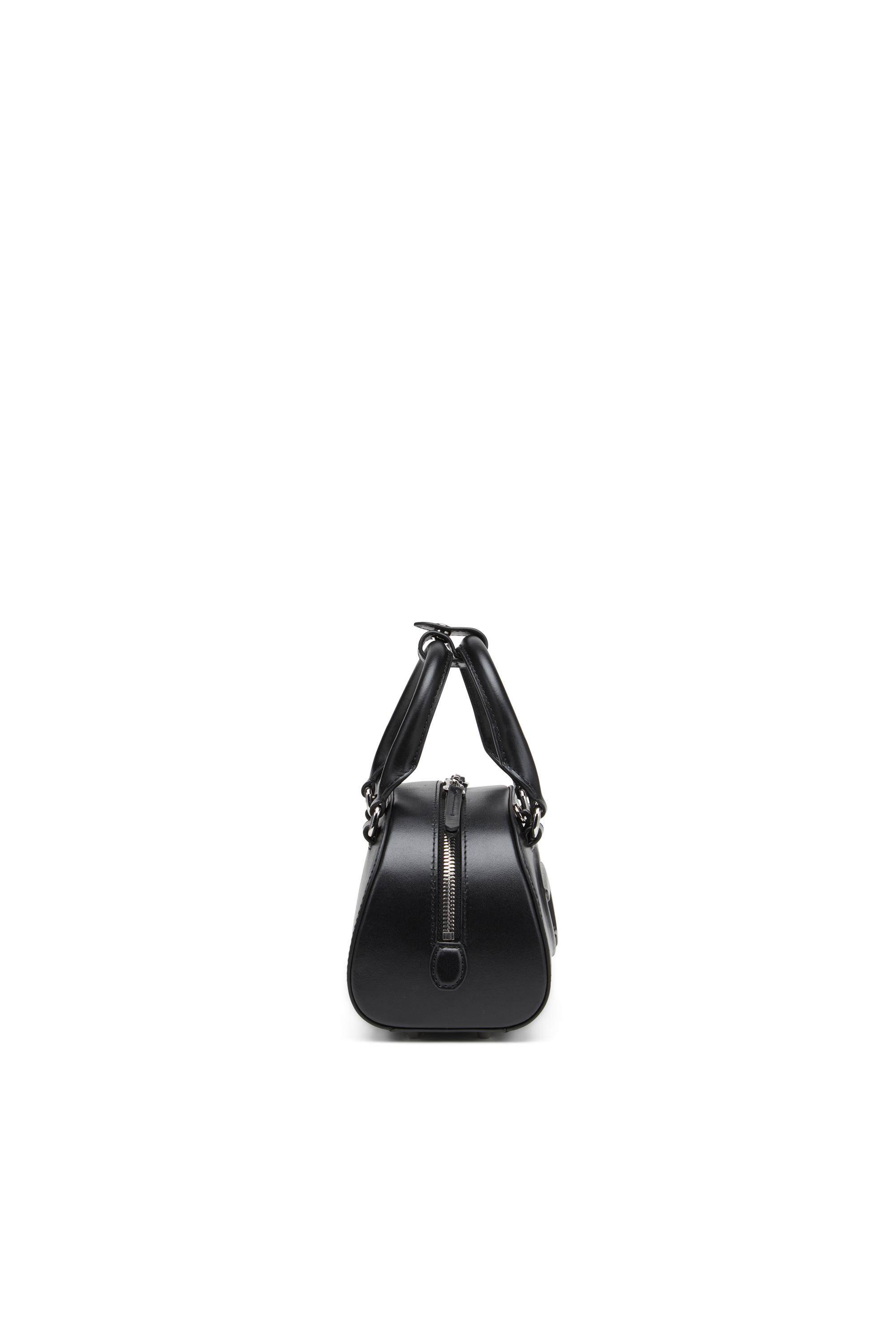 Diesel - 1DR DOME CROSSBODY, Borsa bowling mini in pelle Donna in Nero - 3