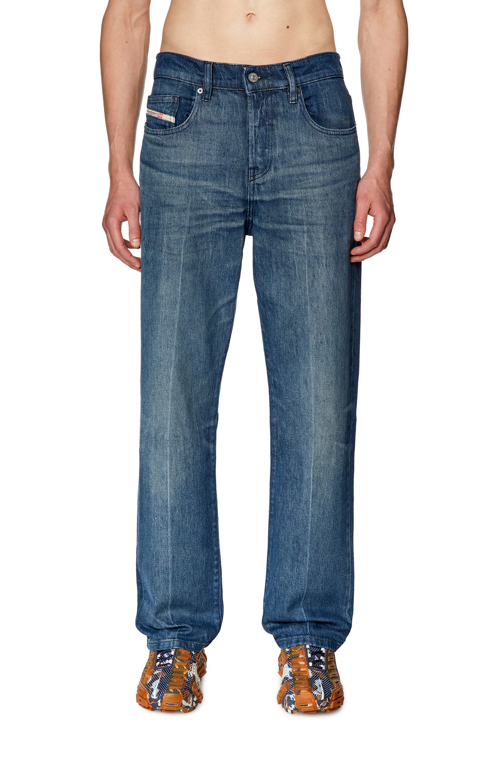 Diesel - Straight Jeans 2020 D-Viker 0ENAM, Blu medio - Image 1