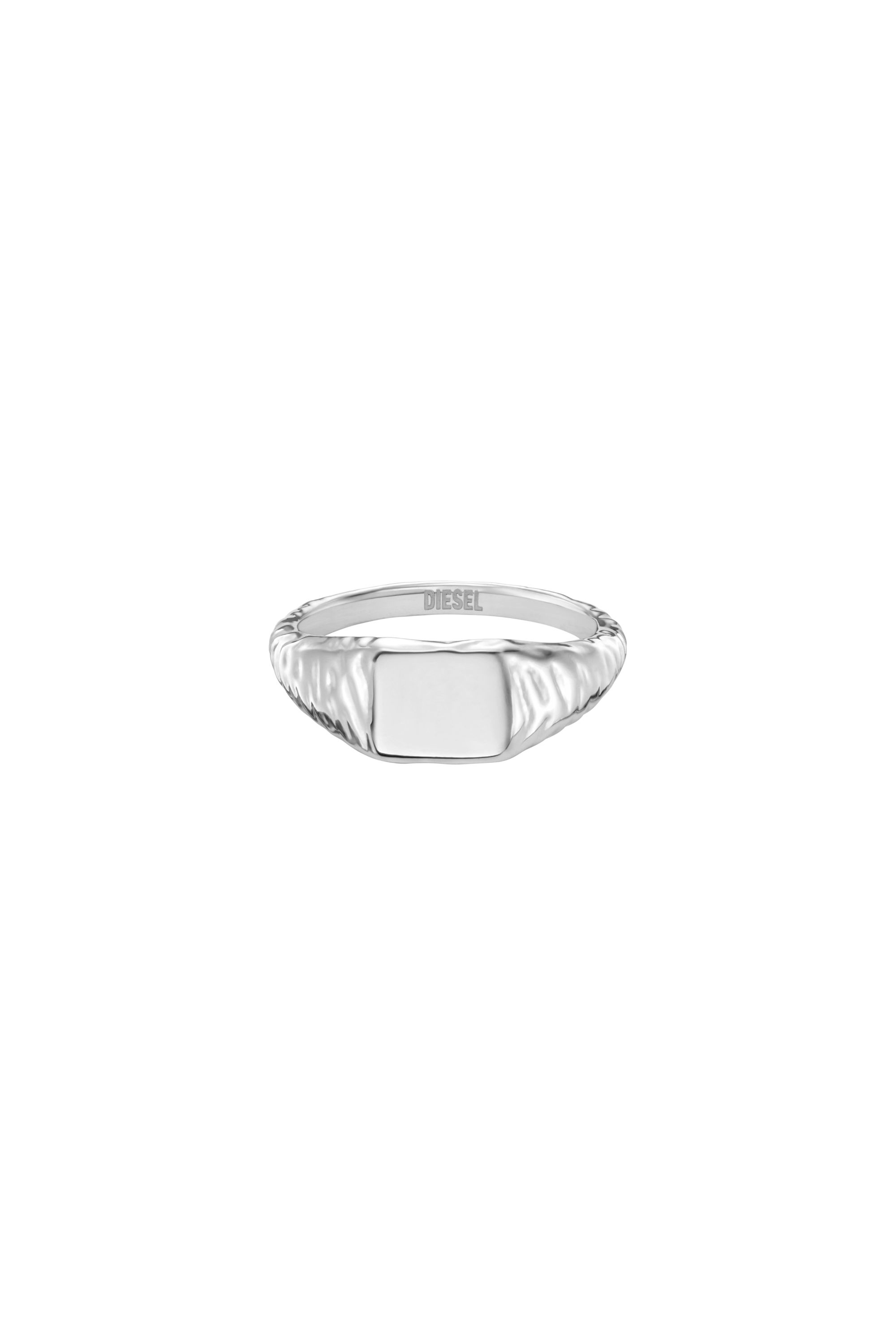 Diesel - DX1731040, Anello chevalier in acciaio inox Unisex in Argento - 2