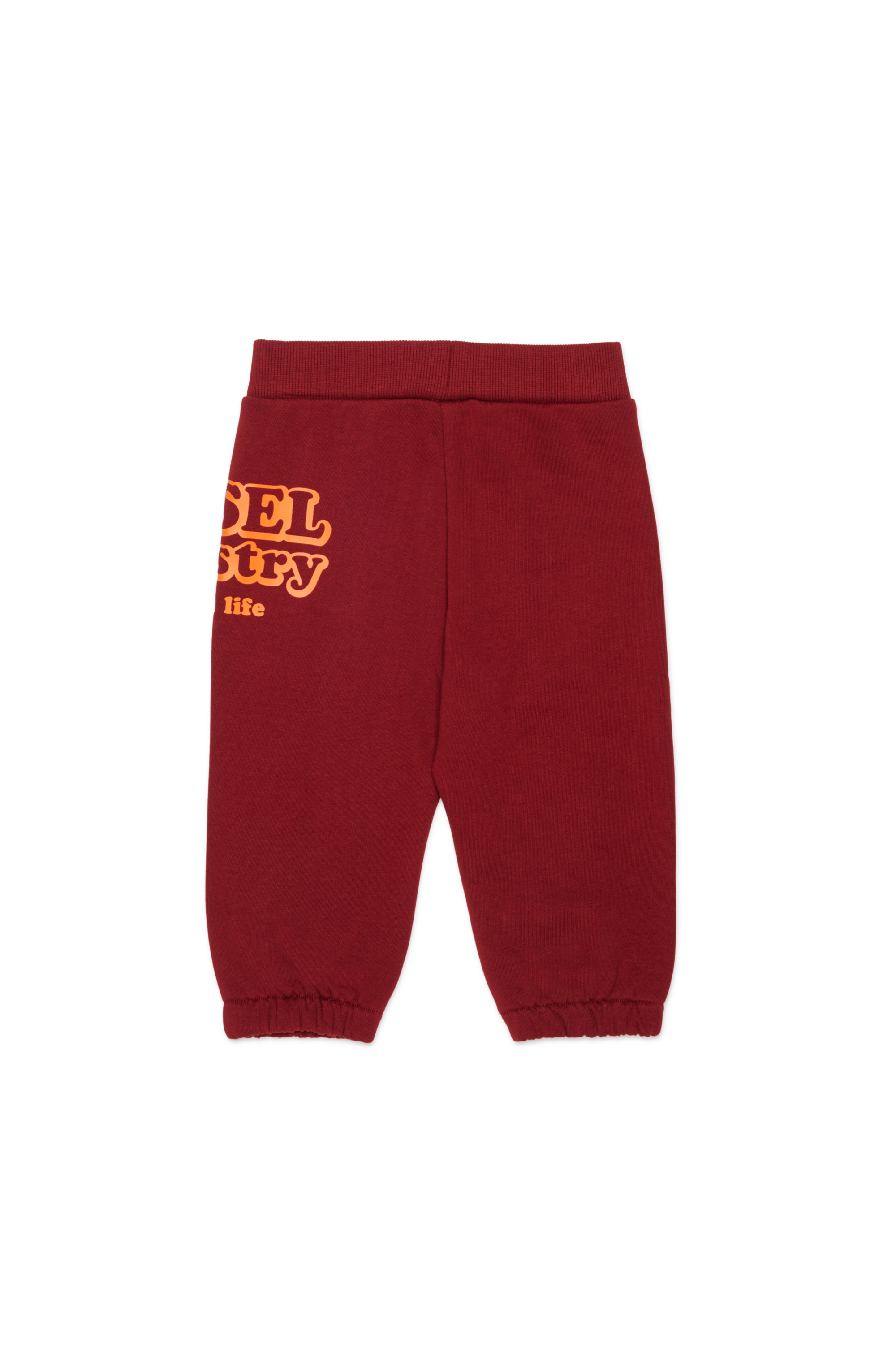 Diesel - PLODIMIB, Pantaloni in cotone con stampa Diesel Industry Uomo in Rosso - 2