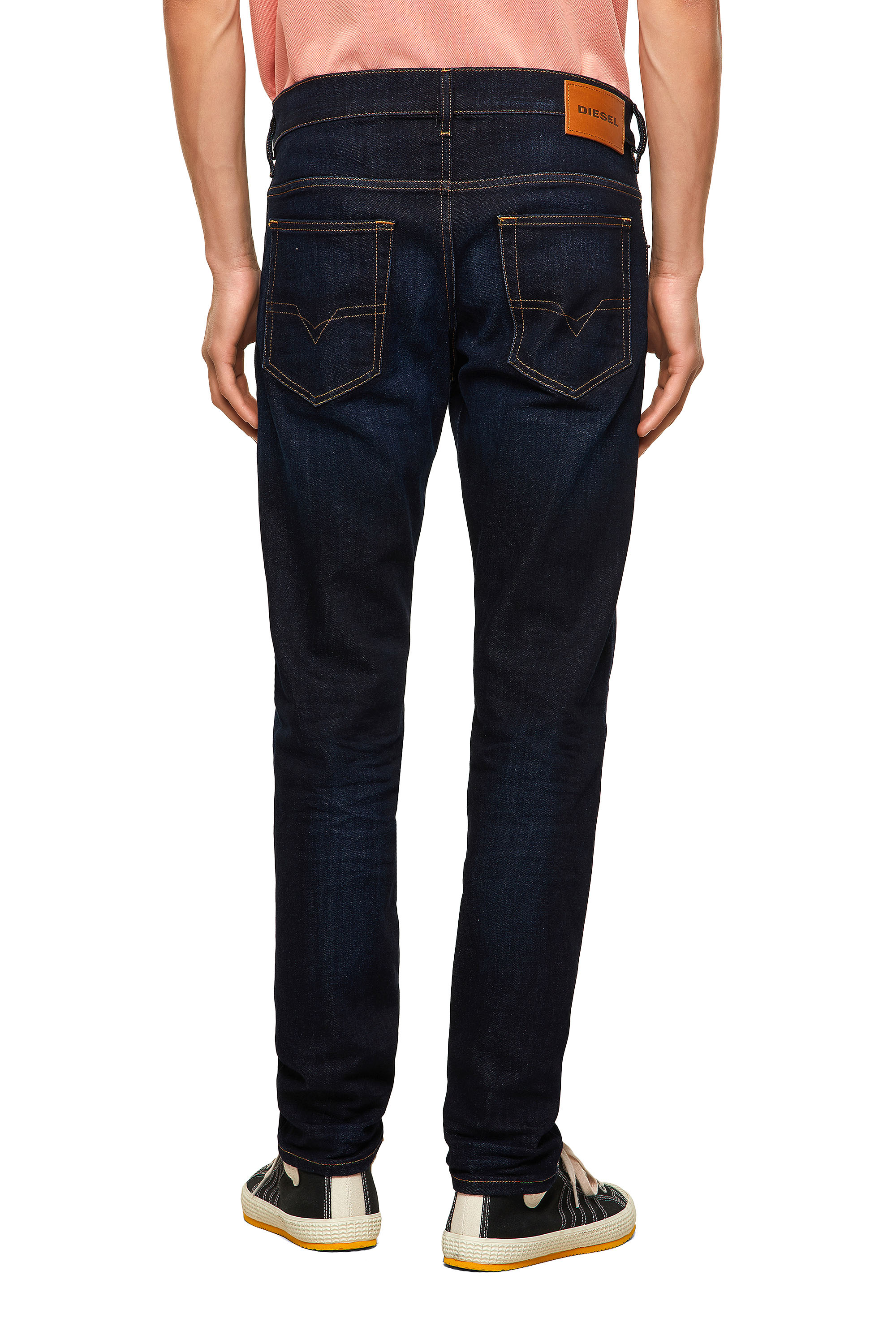 Diesel - D-Yennox 009ZS Tapered Jeans, Blu Scuro - Image 2