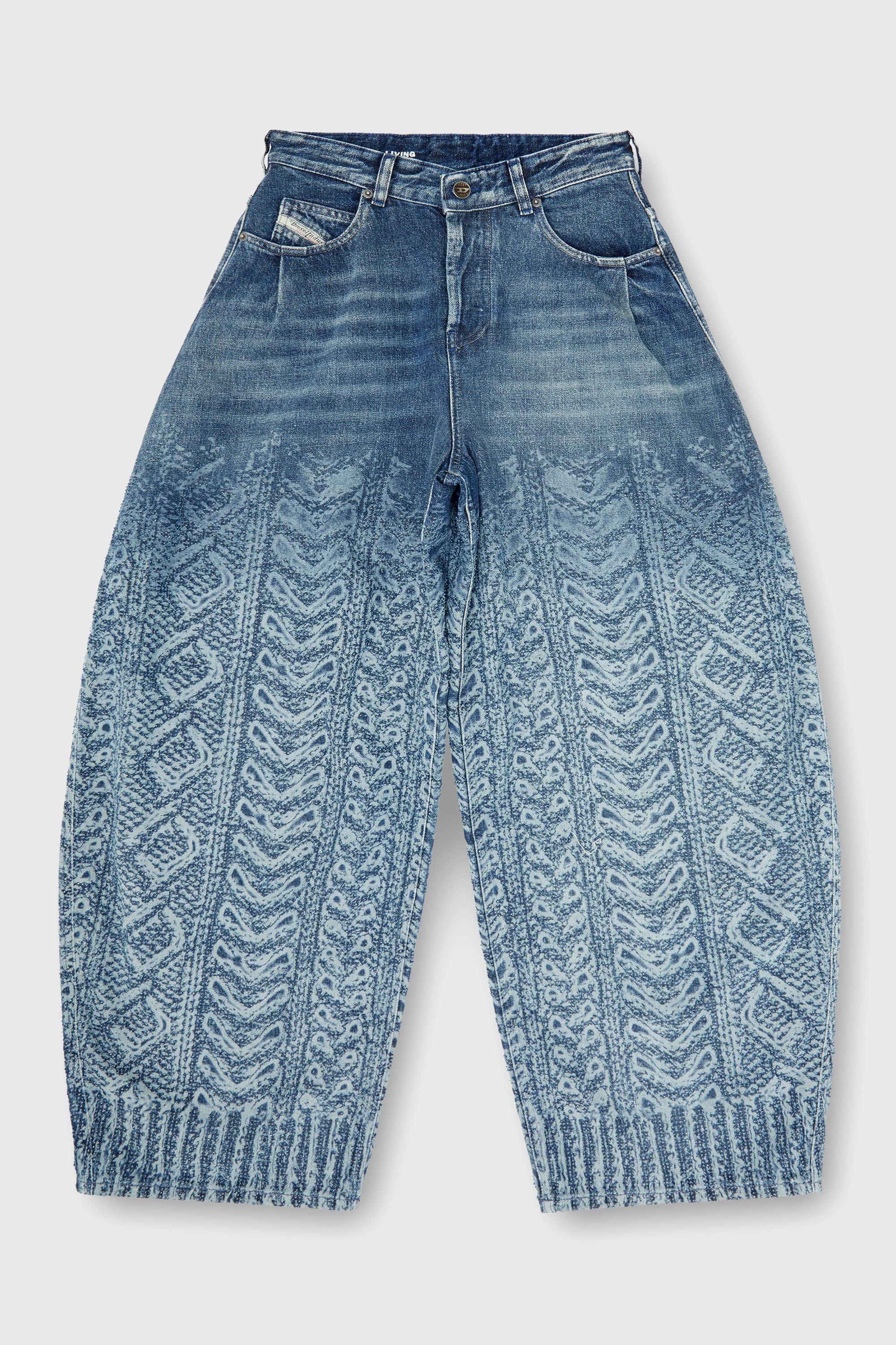 Diesel - Relaxed Jeans 1987 D-Khelz 007EV Donna, Blu Scuro - Image 2