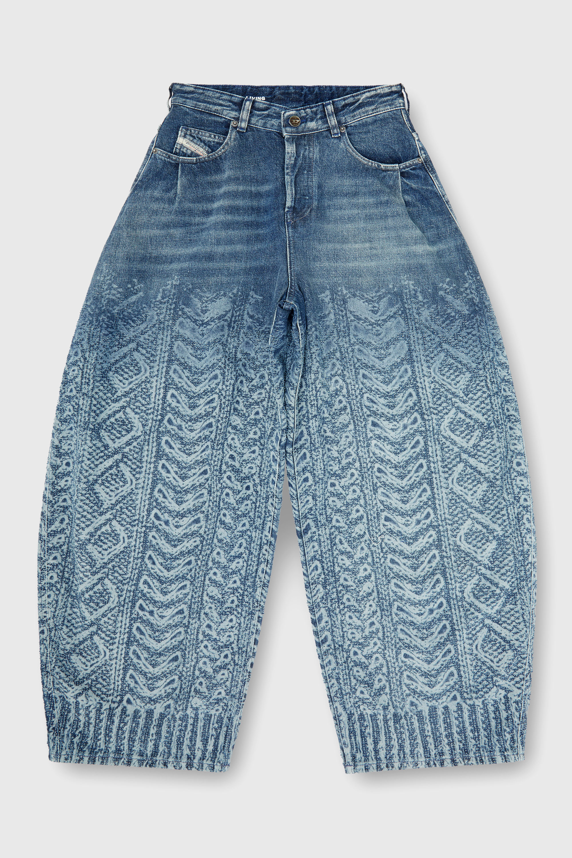Diesel - Relaxed Jeans 1987 D-Khelz 007EV Donna, Blu Scuro - Image 6