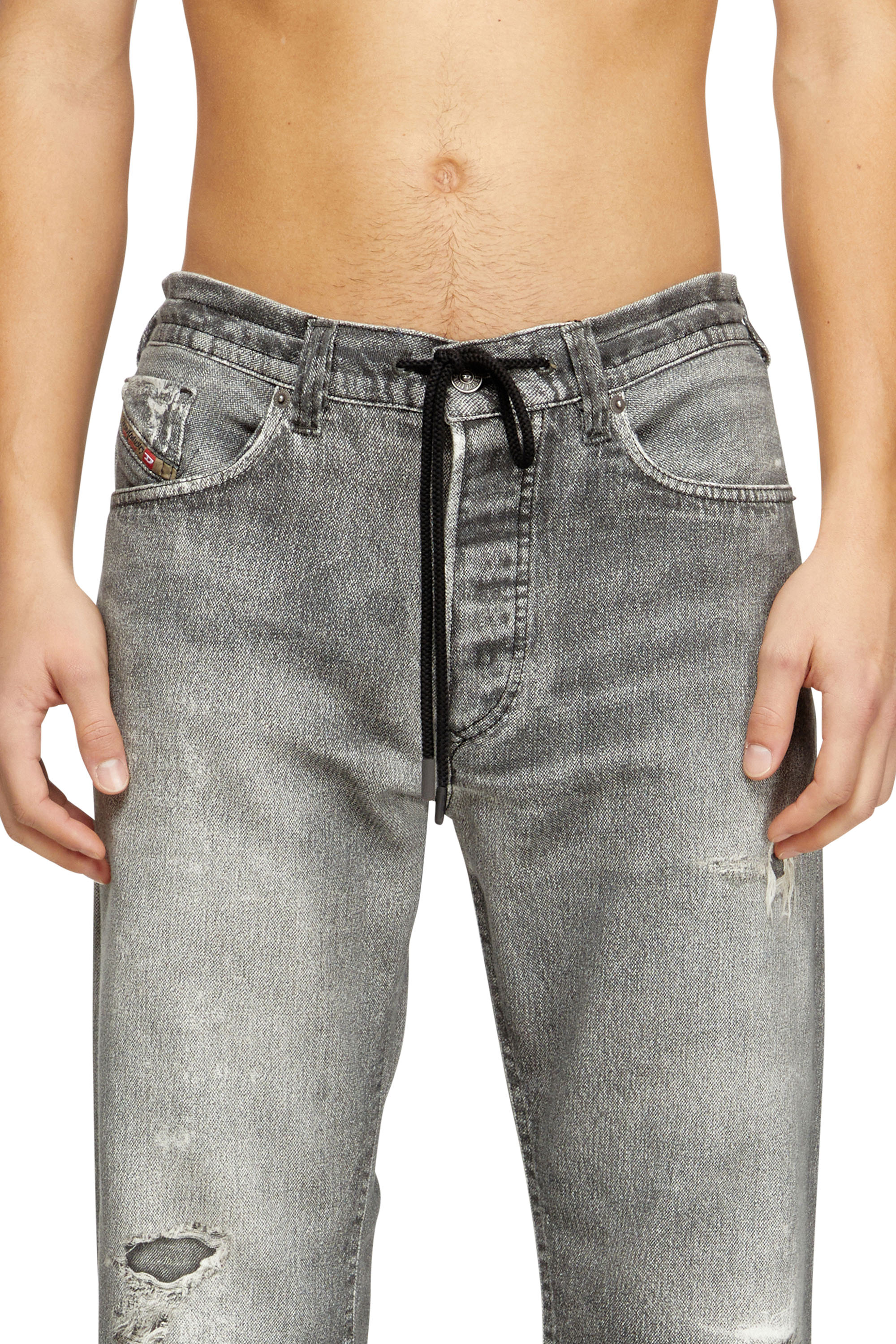 Diesel - Relaxed 2080 D-Reel Joggjeans&reg; 068US Uomo, Grigio - Image 4