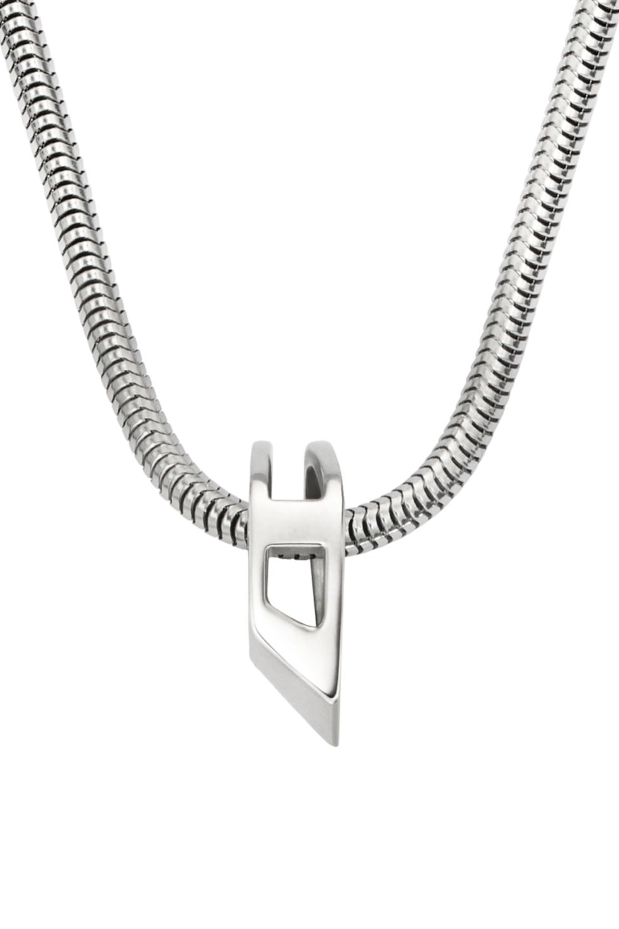 Diesel - DX167240 JEWELLERY, Collana con catena in acciaio inox Unisex in Argento - 2