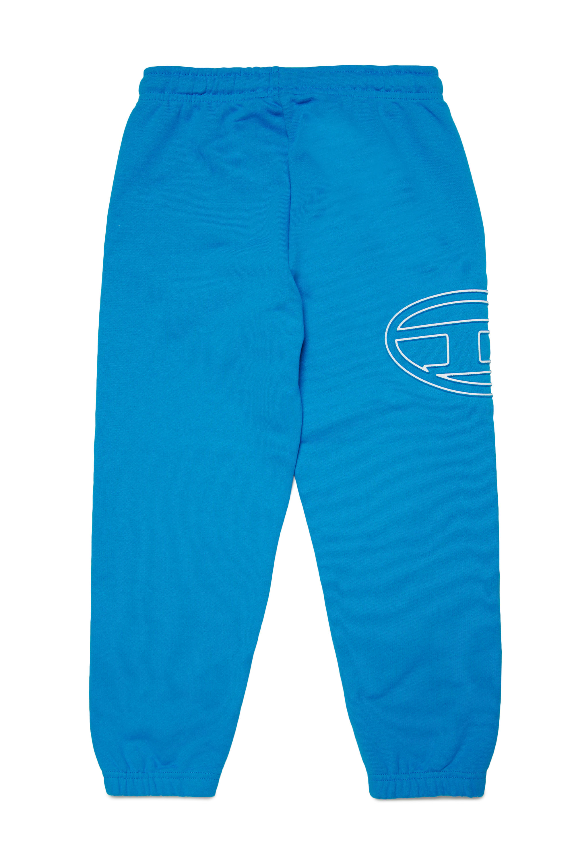 Diesel - PMARKIBIGOVAL, Man Sweatpants with embossed Oval D logo in Blue - Image 2