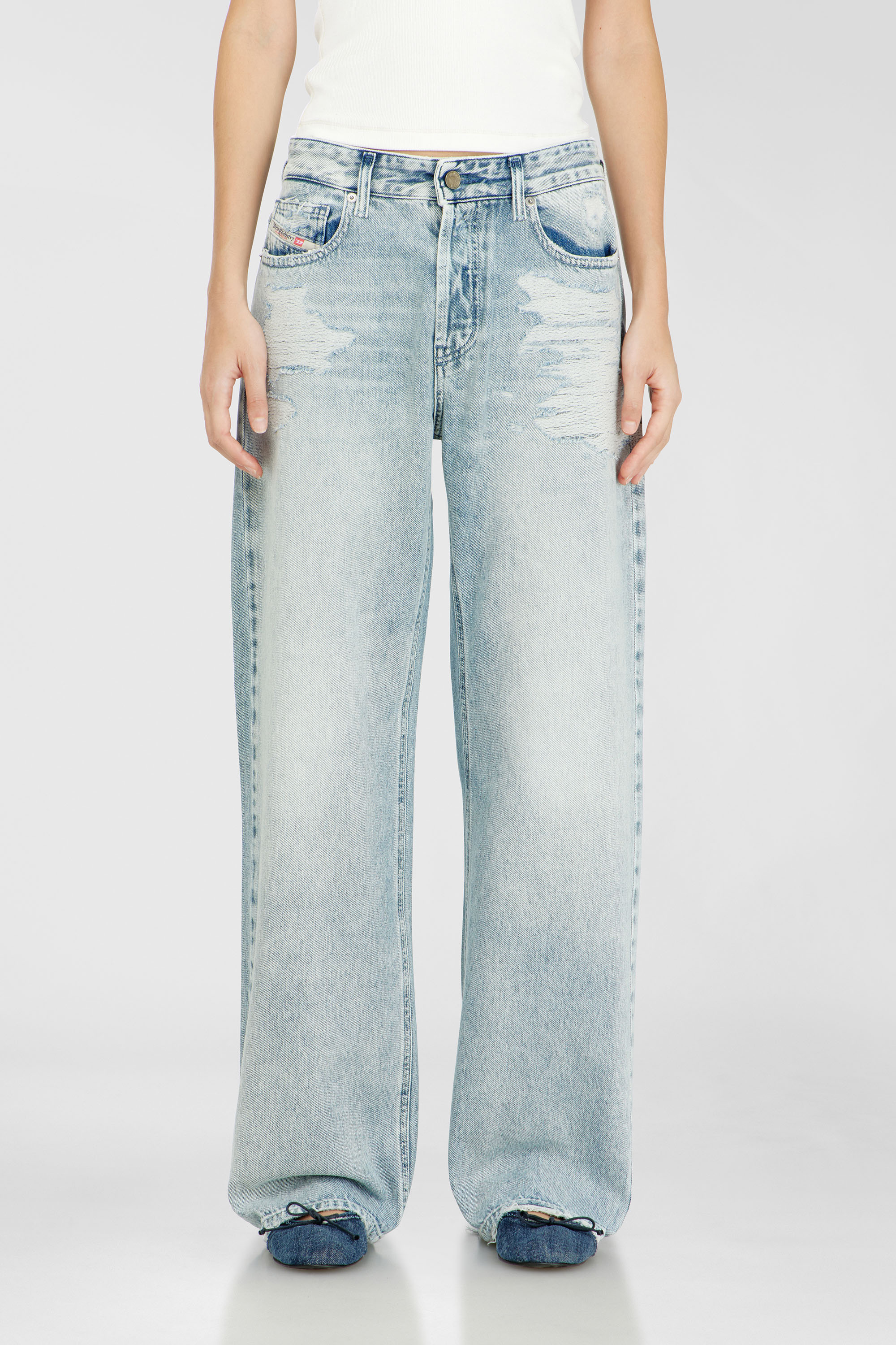 Diesel - Woman's Relaxed Jeans 1990 D-Waigee 09R51, null - 4
